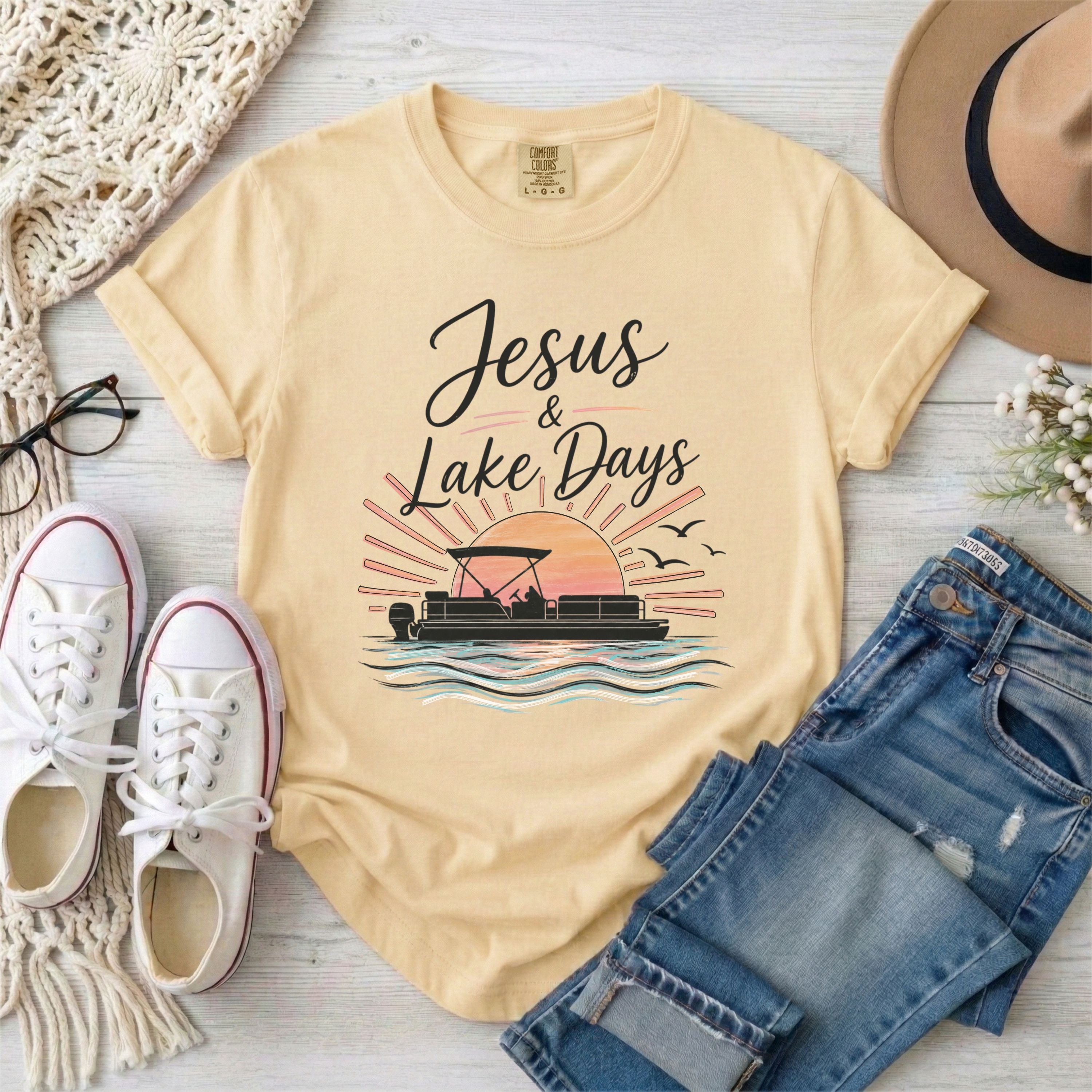 Jesus and Lake Days Christian T-shirt