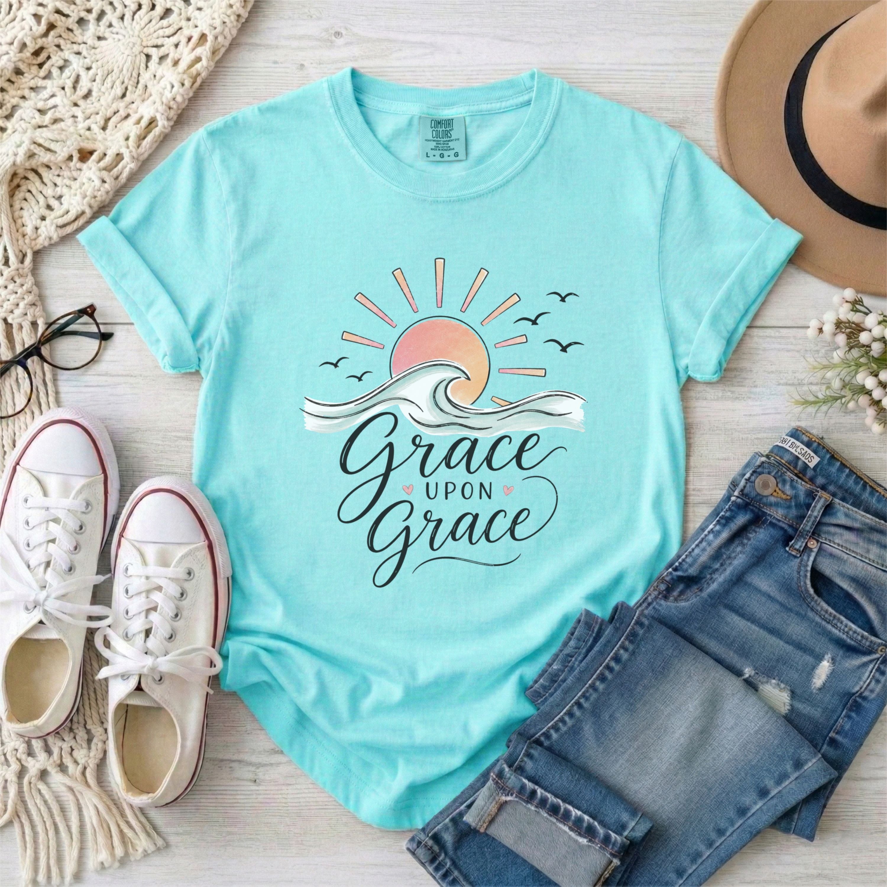 Grace Upon Grace Christian T-shirt