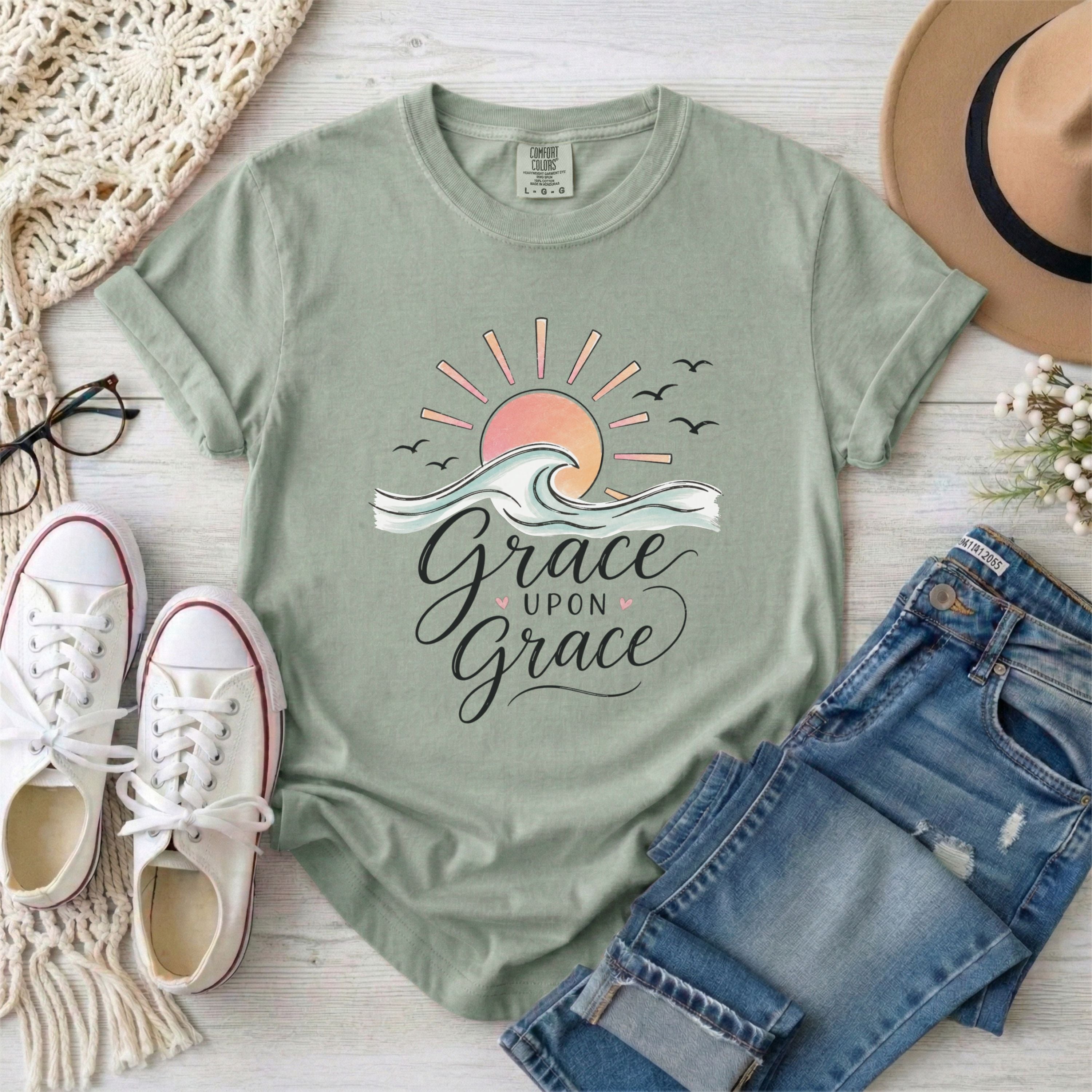 Grace Upon Grace Christian T-shirt