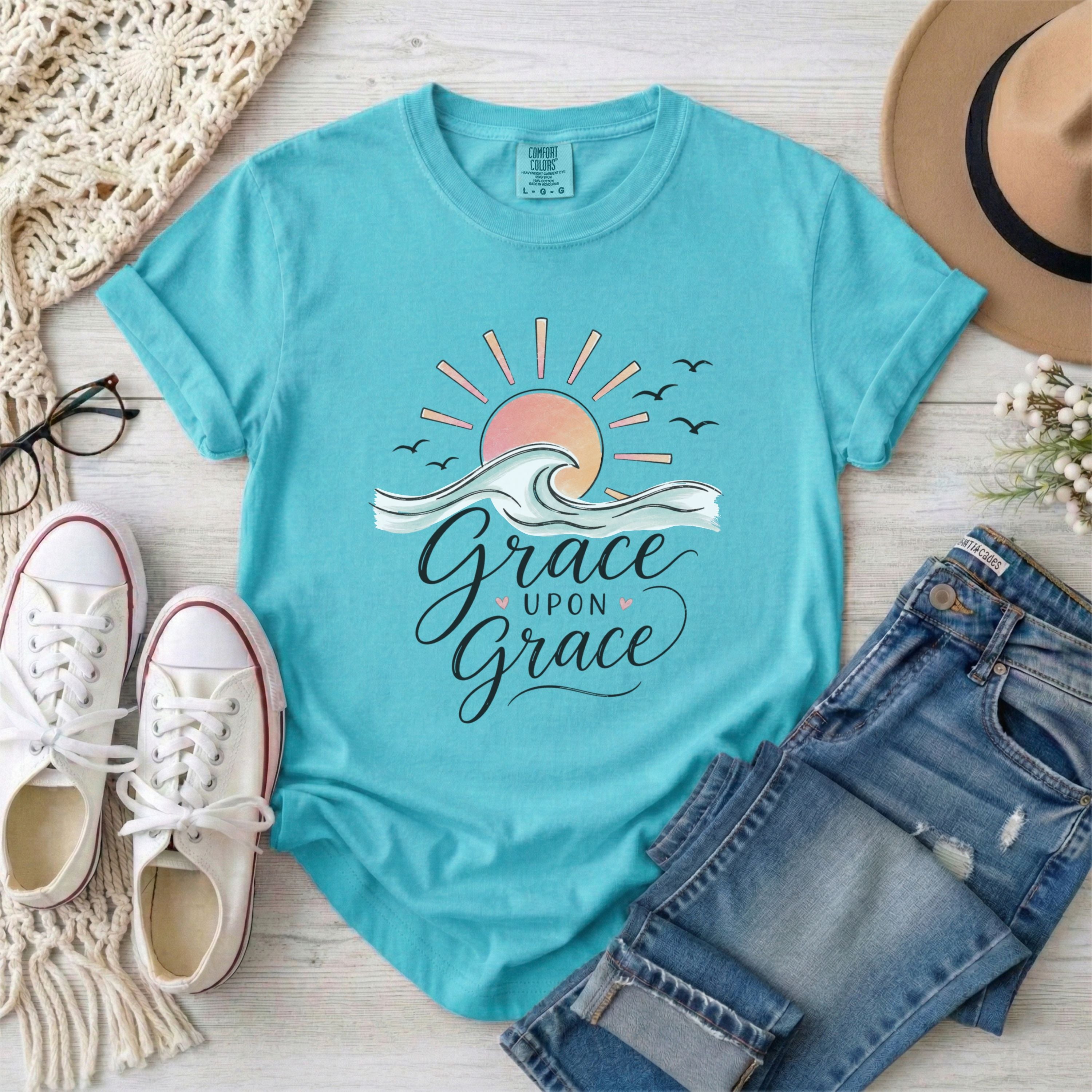 Grace Upon Grace Christian T-shirt
