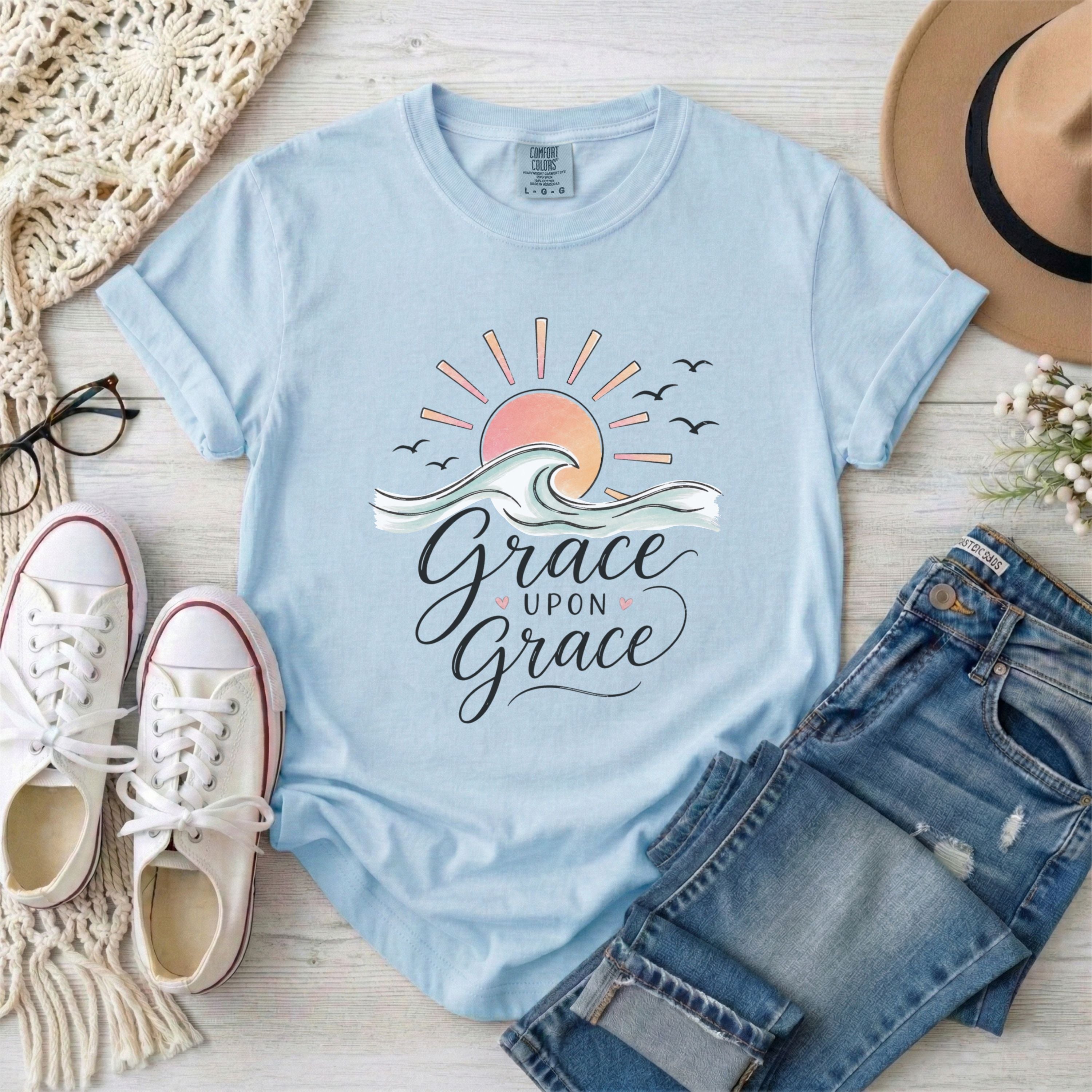 Grace Upon Grace Christian T-shirt