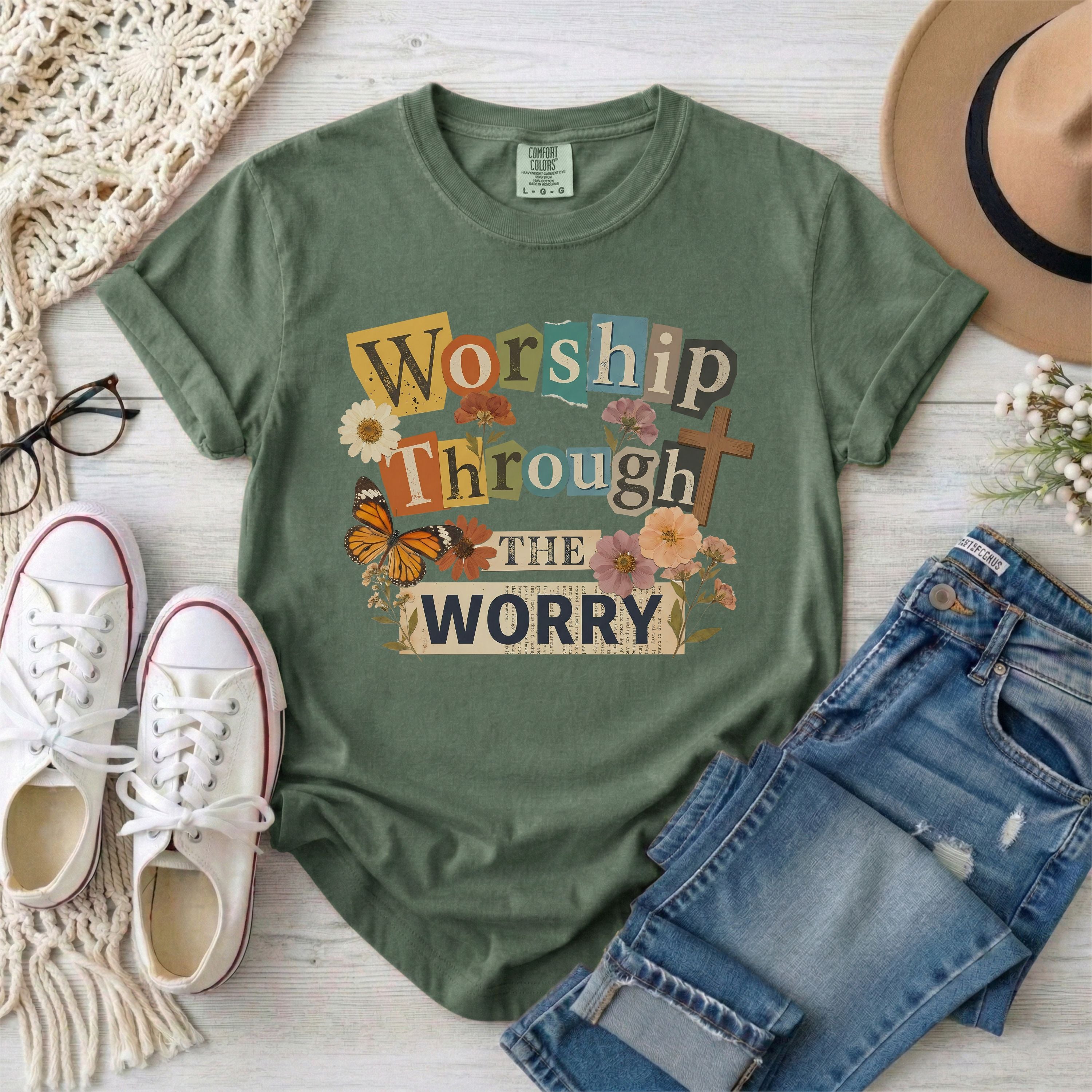 Worship Through the Worry T-Shirt