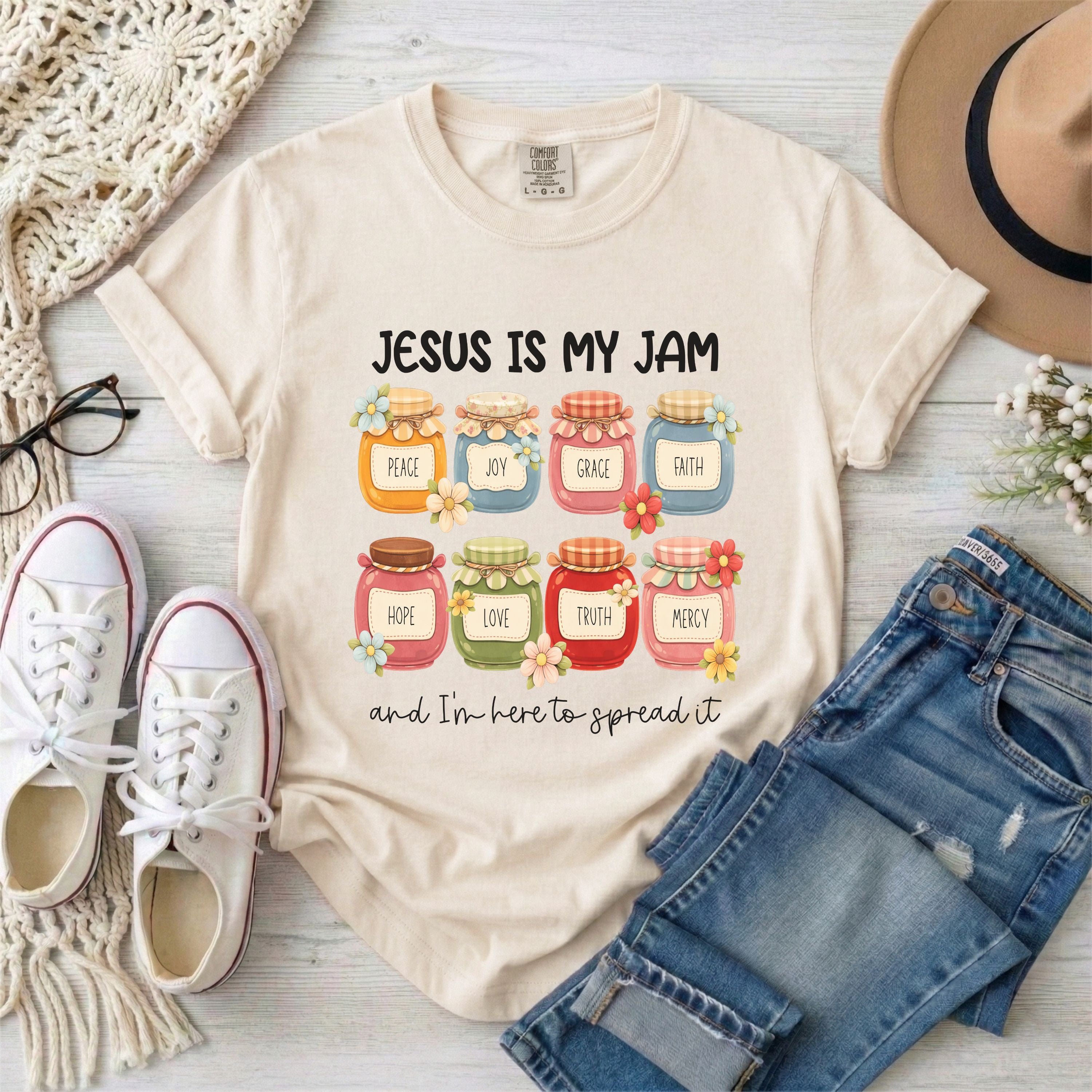 Jesus Is My Jam Funny Christian T-Shirt