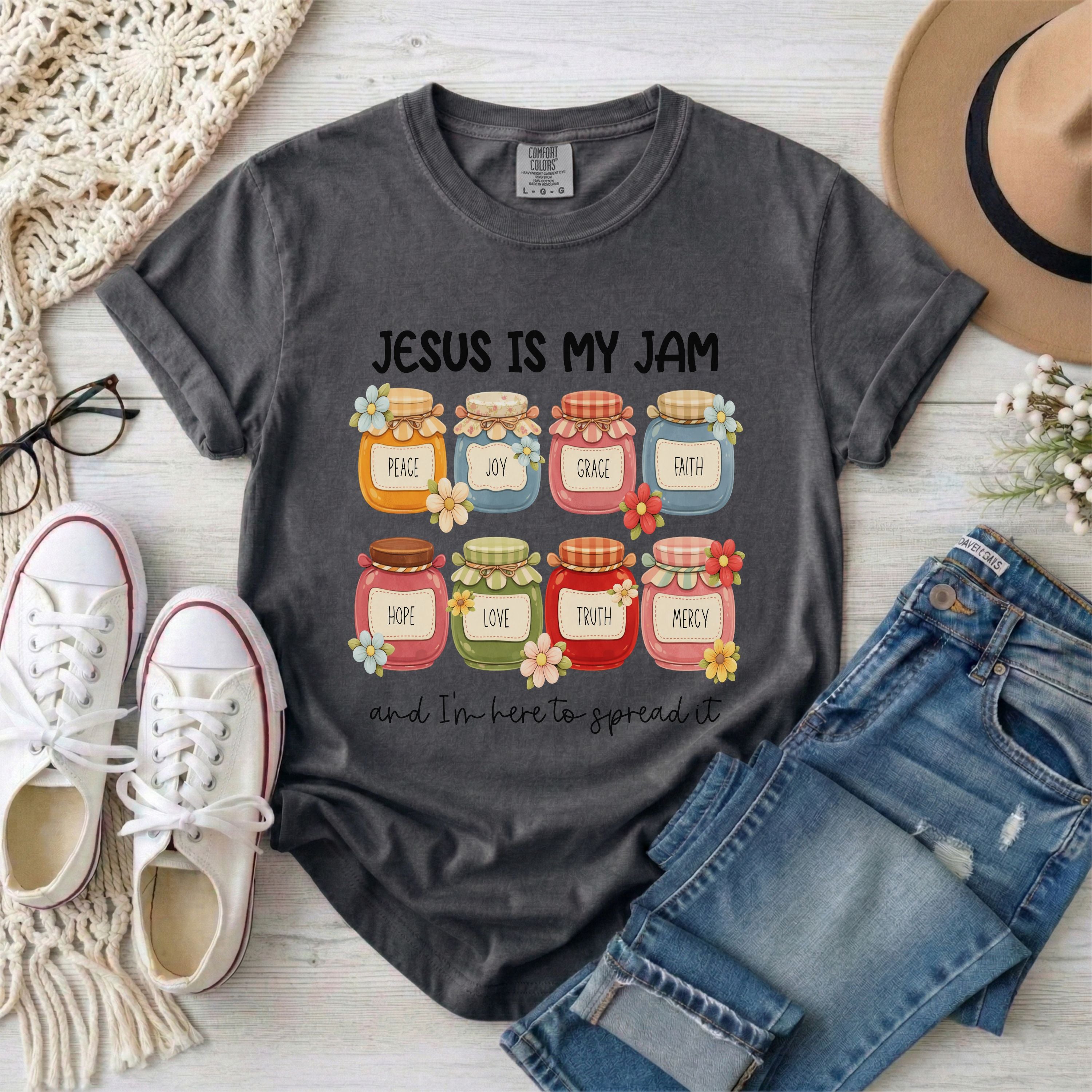 Jesus Is My Jam Funny Christian T-Shirt