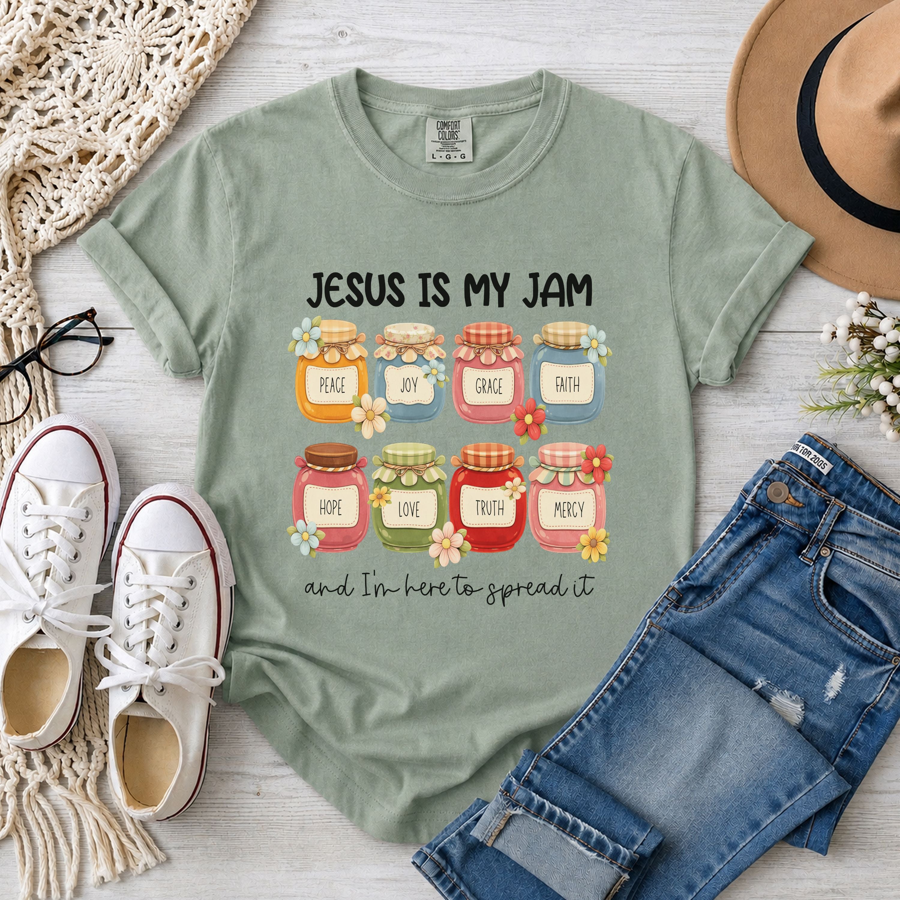 Jesus Is My Jam Funny Christian T-Shirt