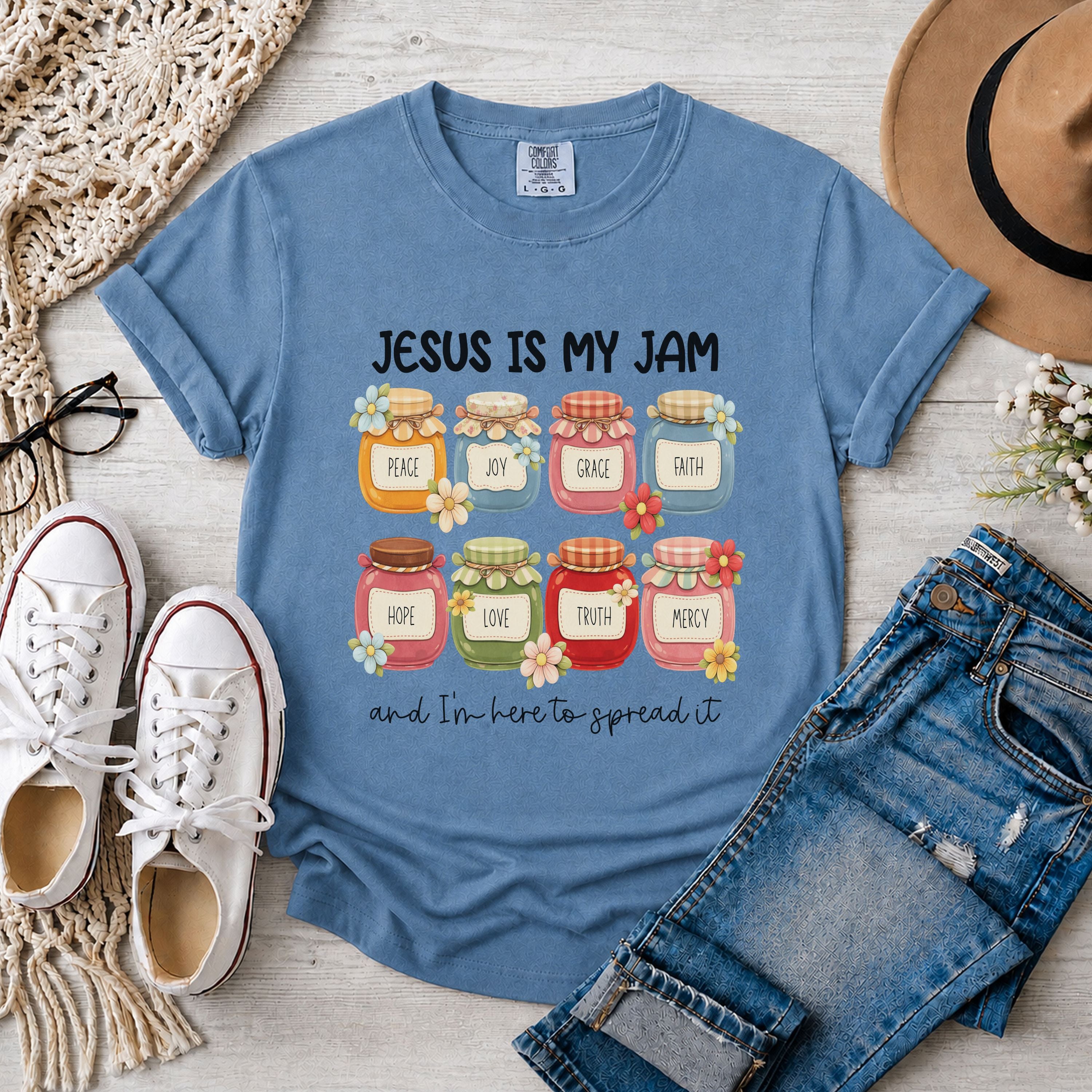 Jesus Is My Jam Funny Christian T-Shirt