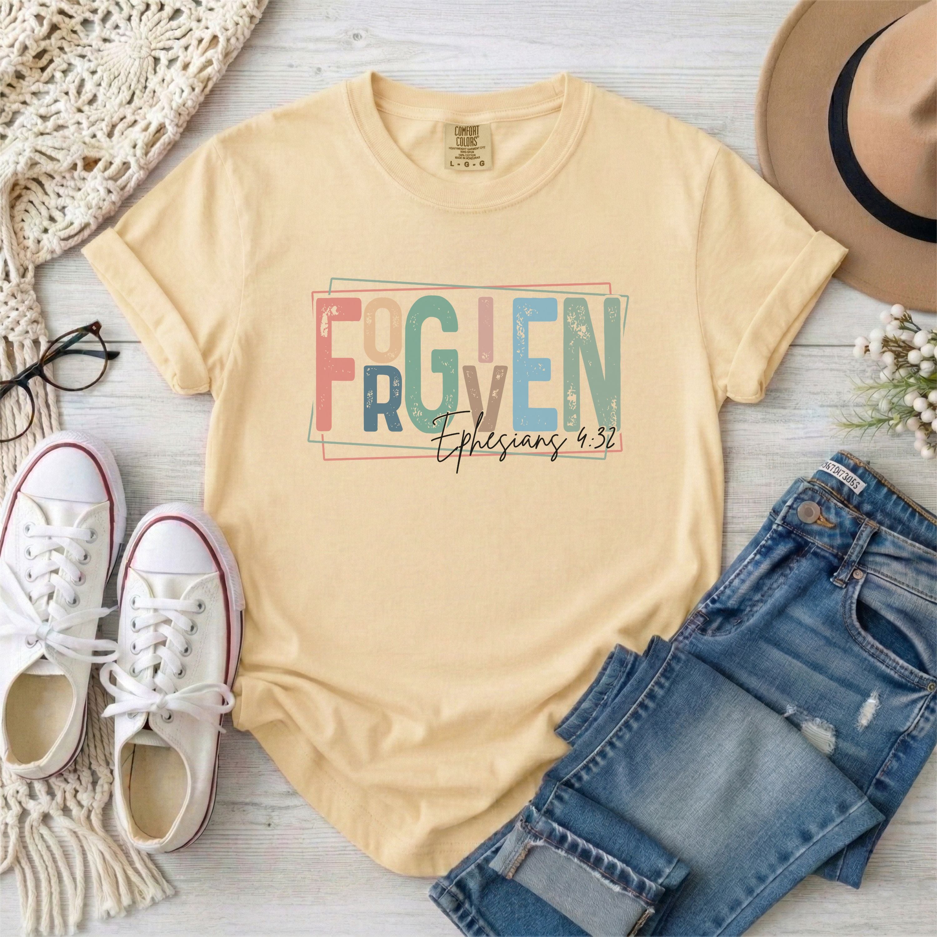 Retro Forgiven, Ephesians 4:32 T-Shirt