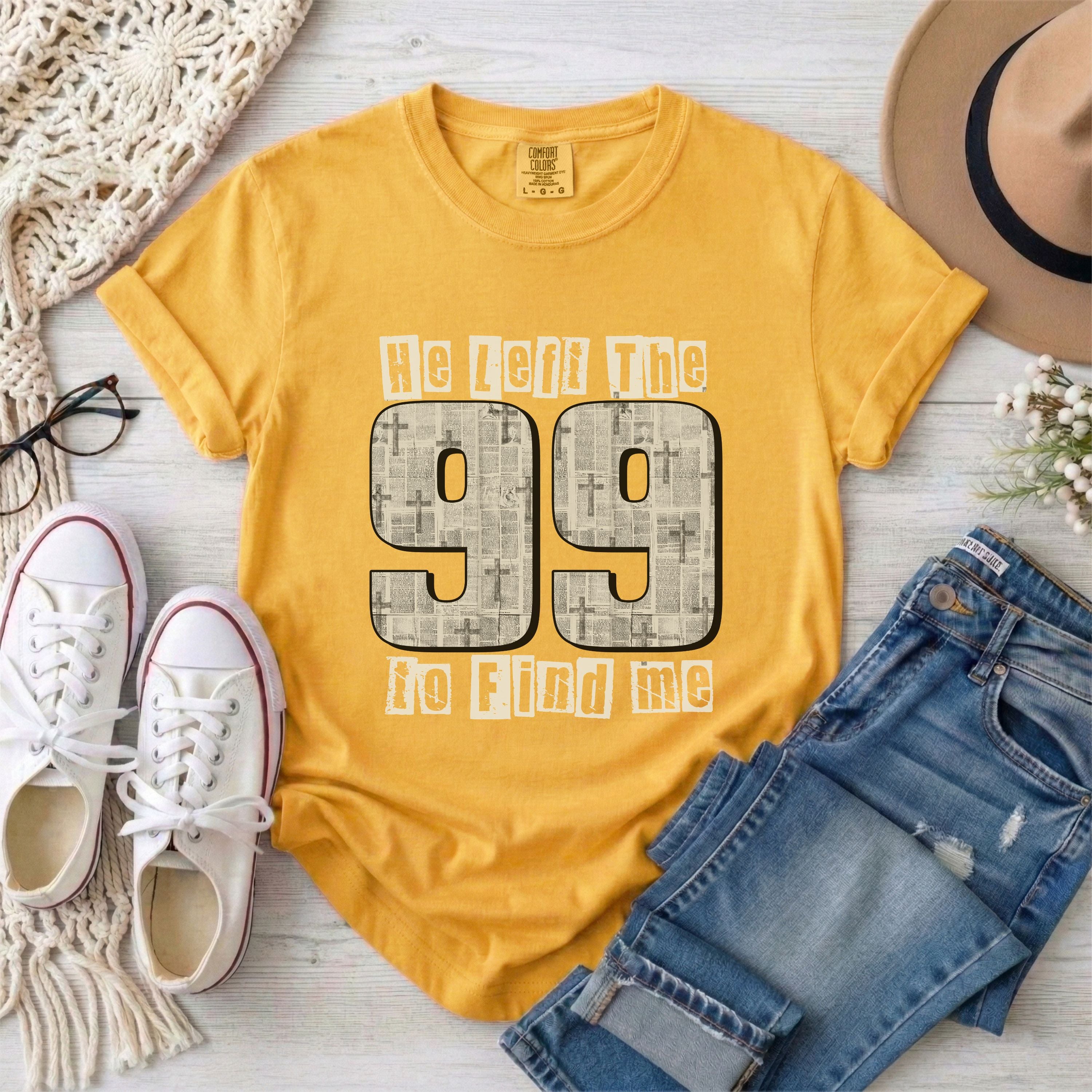 He Left the 99 to Find Me Christian T-Shirt