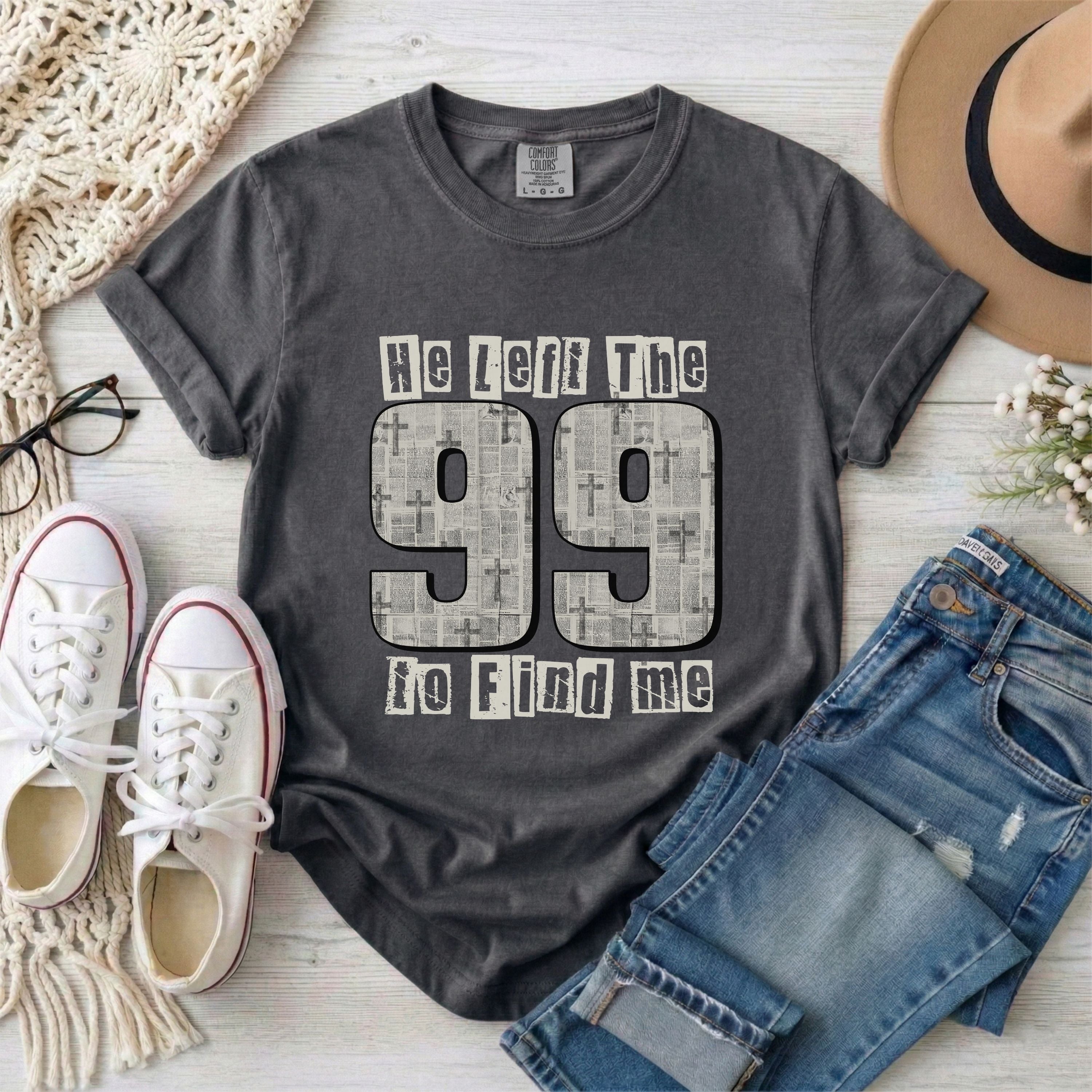He Left the 99 to Find Me Christian T-Shirt