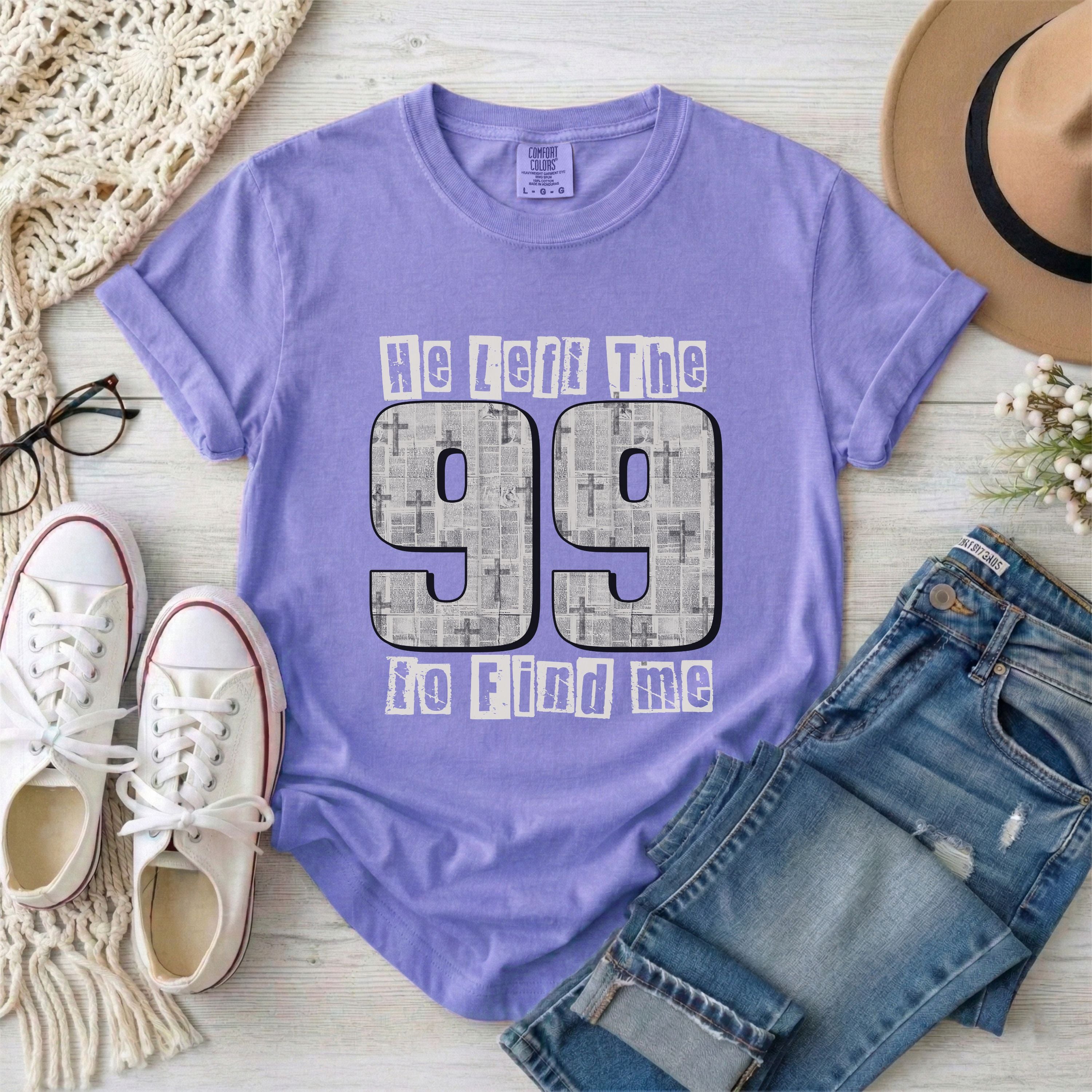 He Left the 99 to Find Me Christian T-Shirt