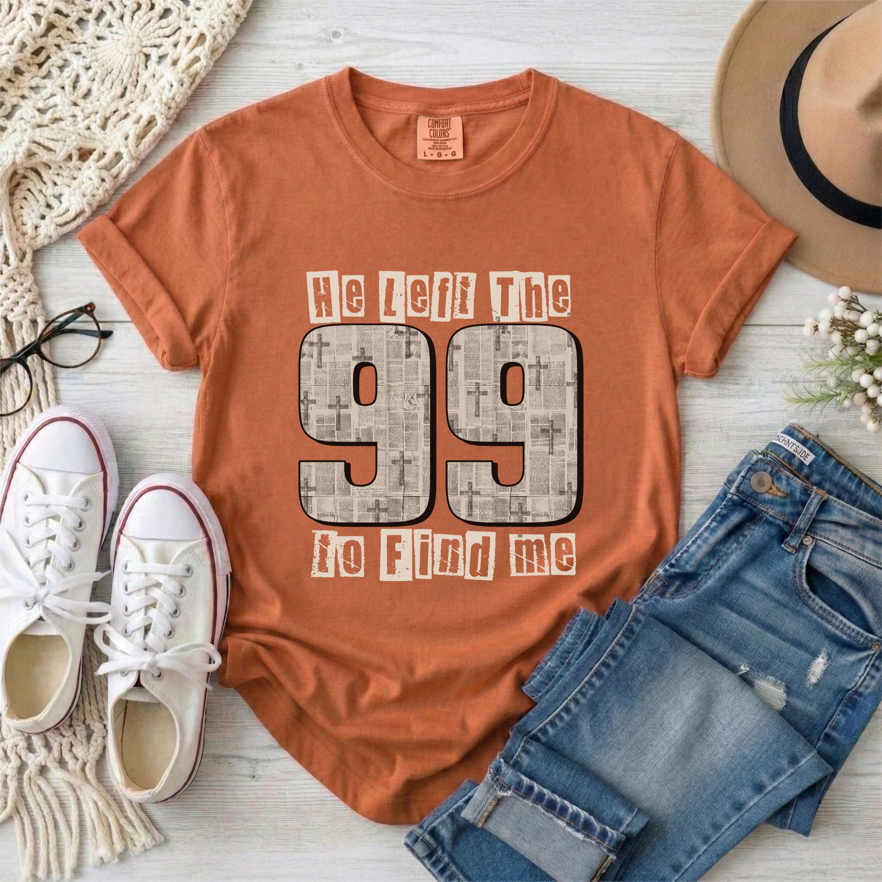 He Left the 99 to Find Me Christian T-Shirt
