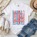 God Bless America  Brushstrokes Patriotic Christian T-Shirt