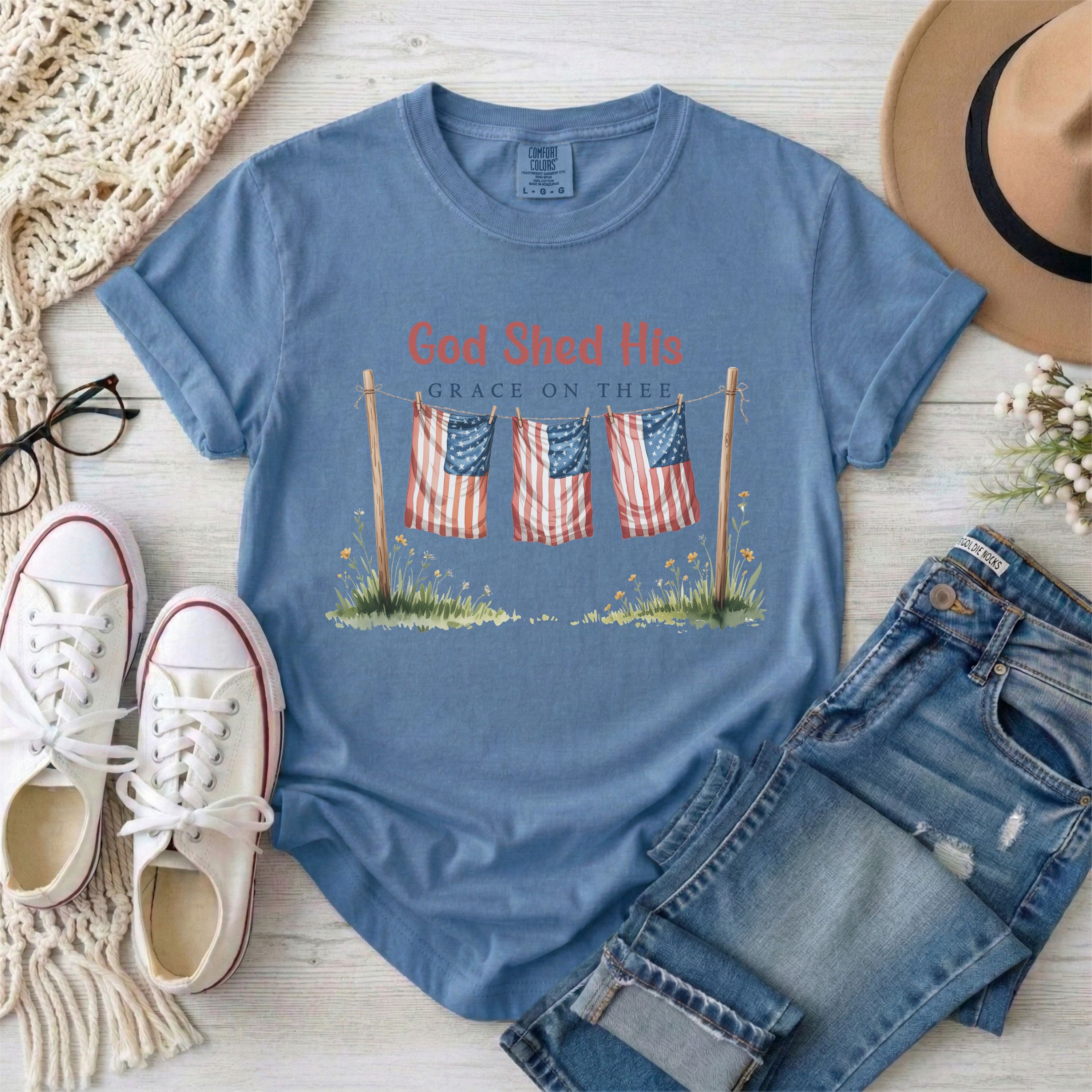God Shed His Grace On Thee T-Shirt,