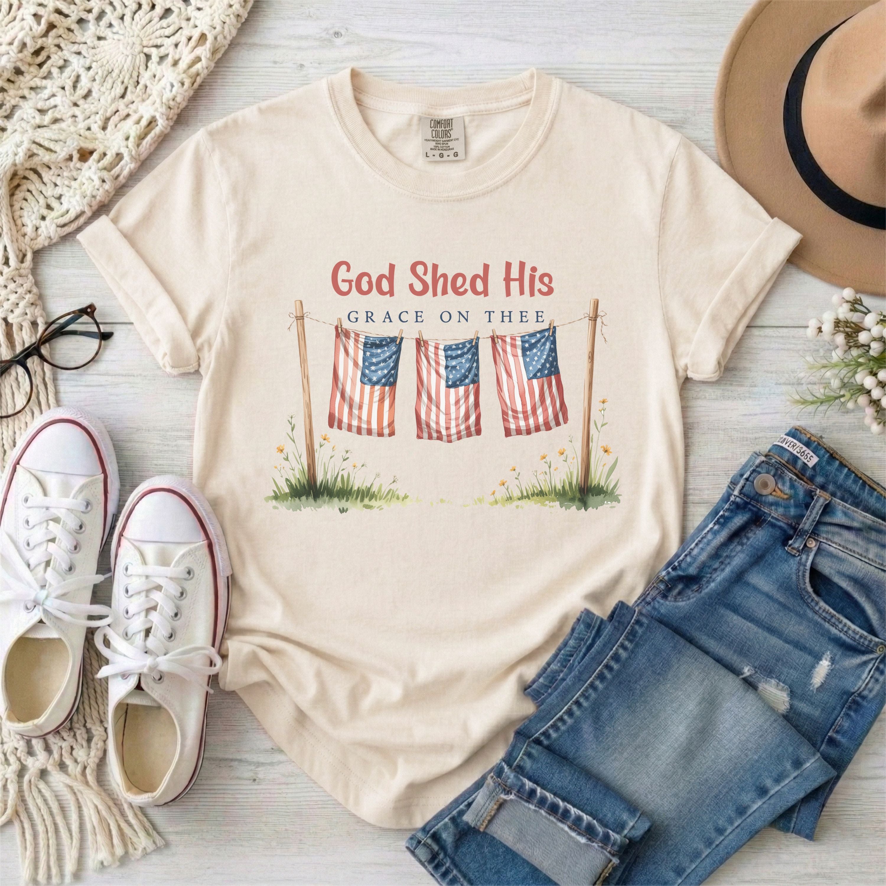 God Shed His Grace On Thee T-Shirt,