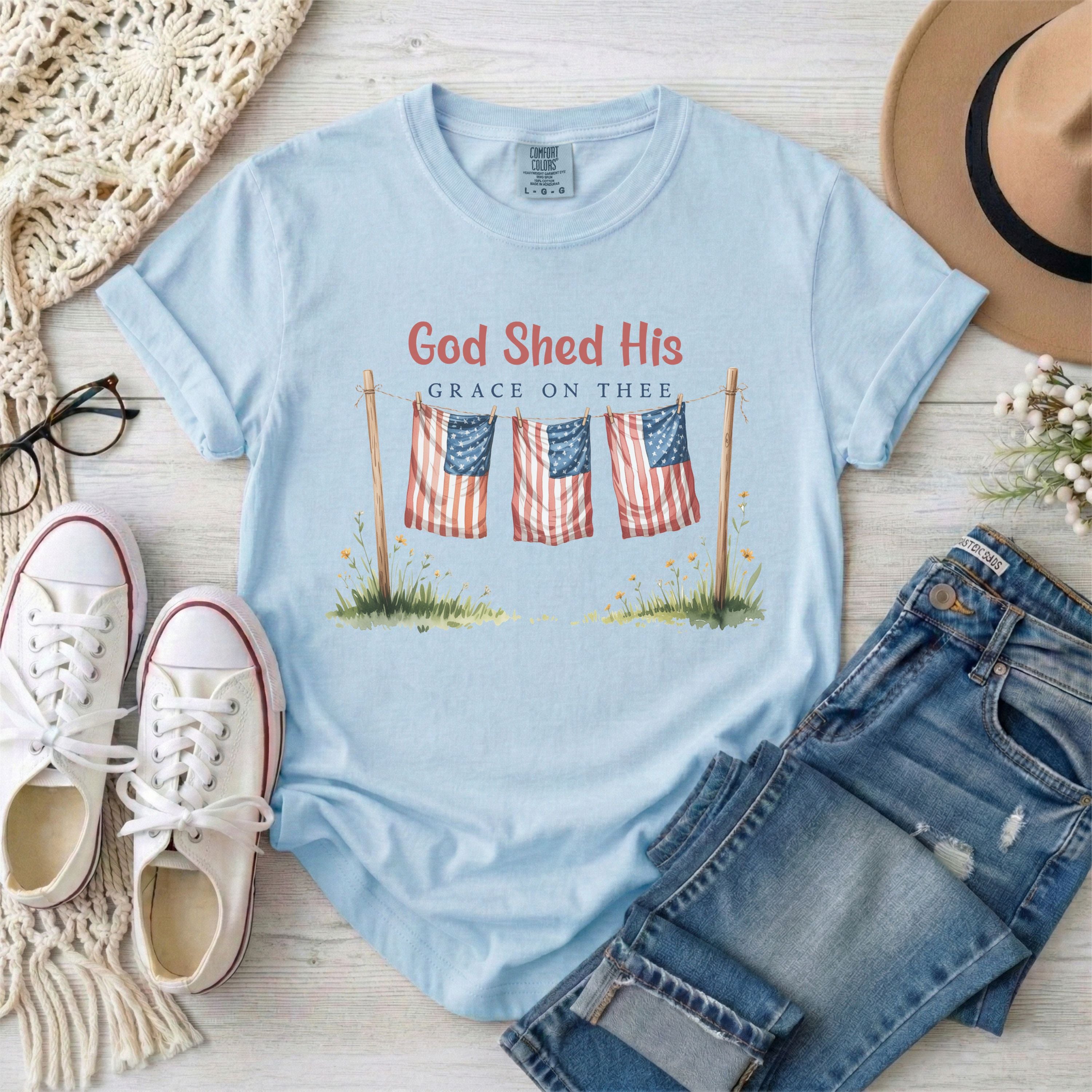 God Shed His Grace On Thee T-Shirt,