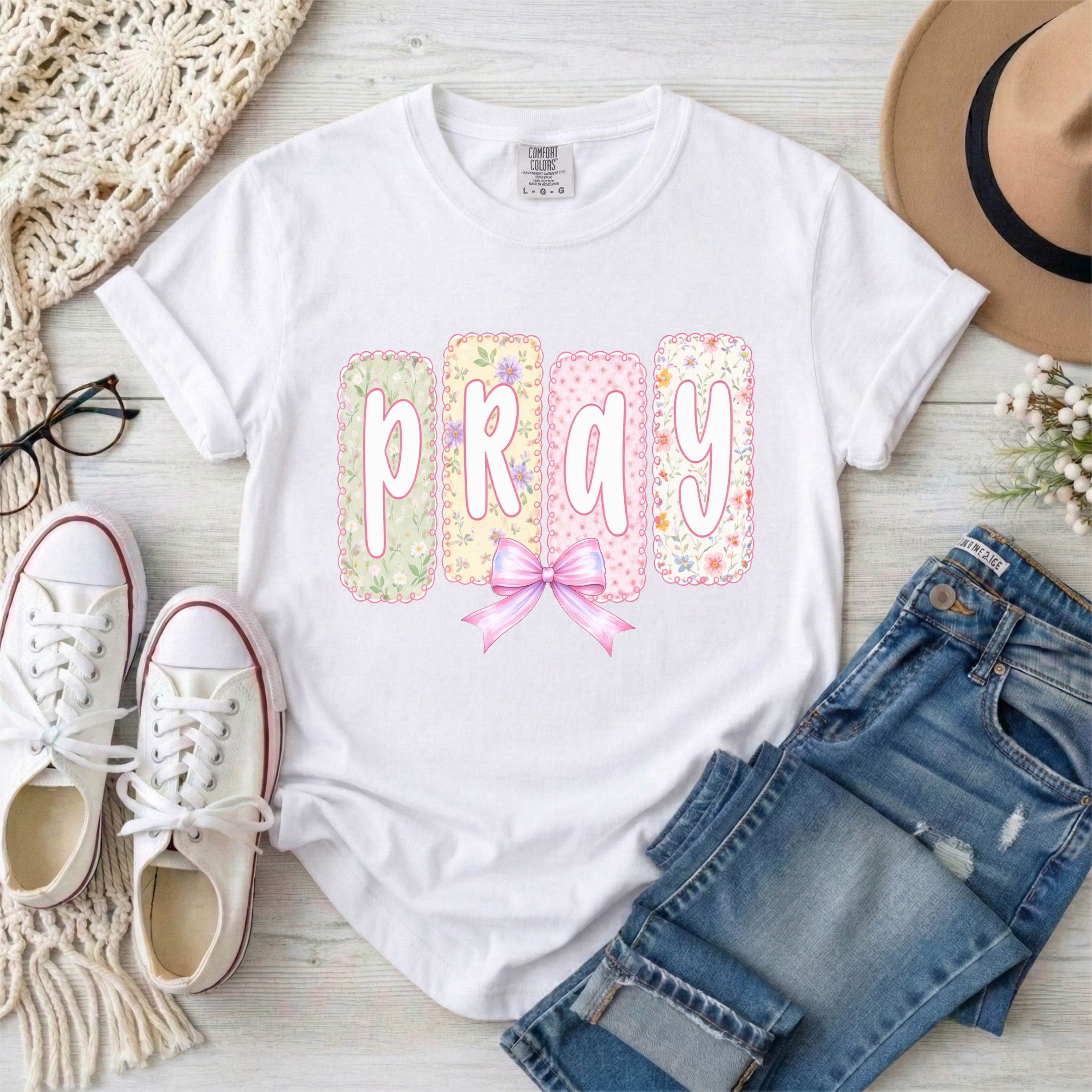 Coquette Pray Christian T-Shirt