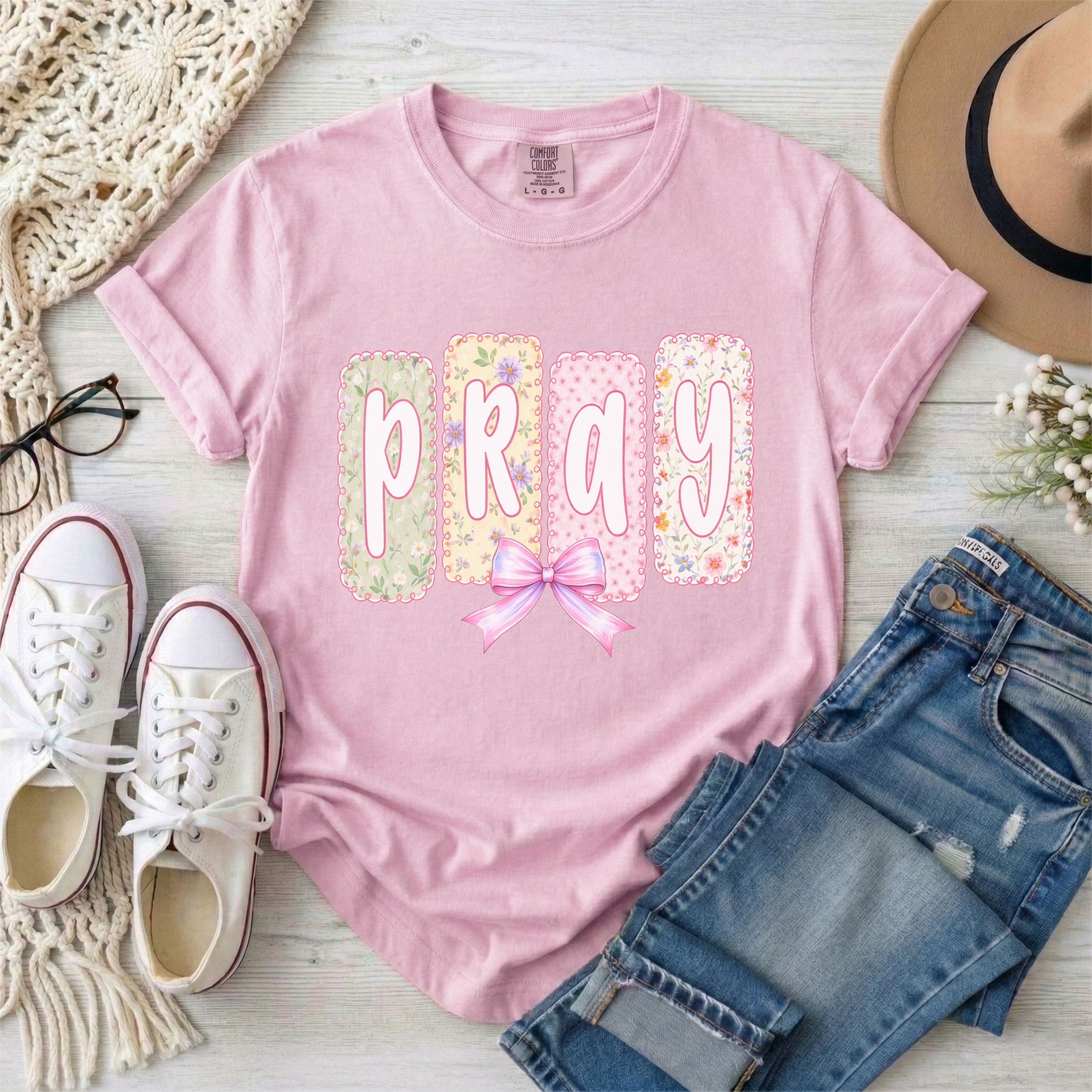 Coquette Pray Christian T-Shirt