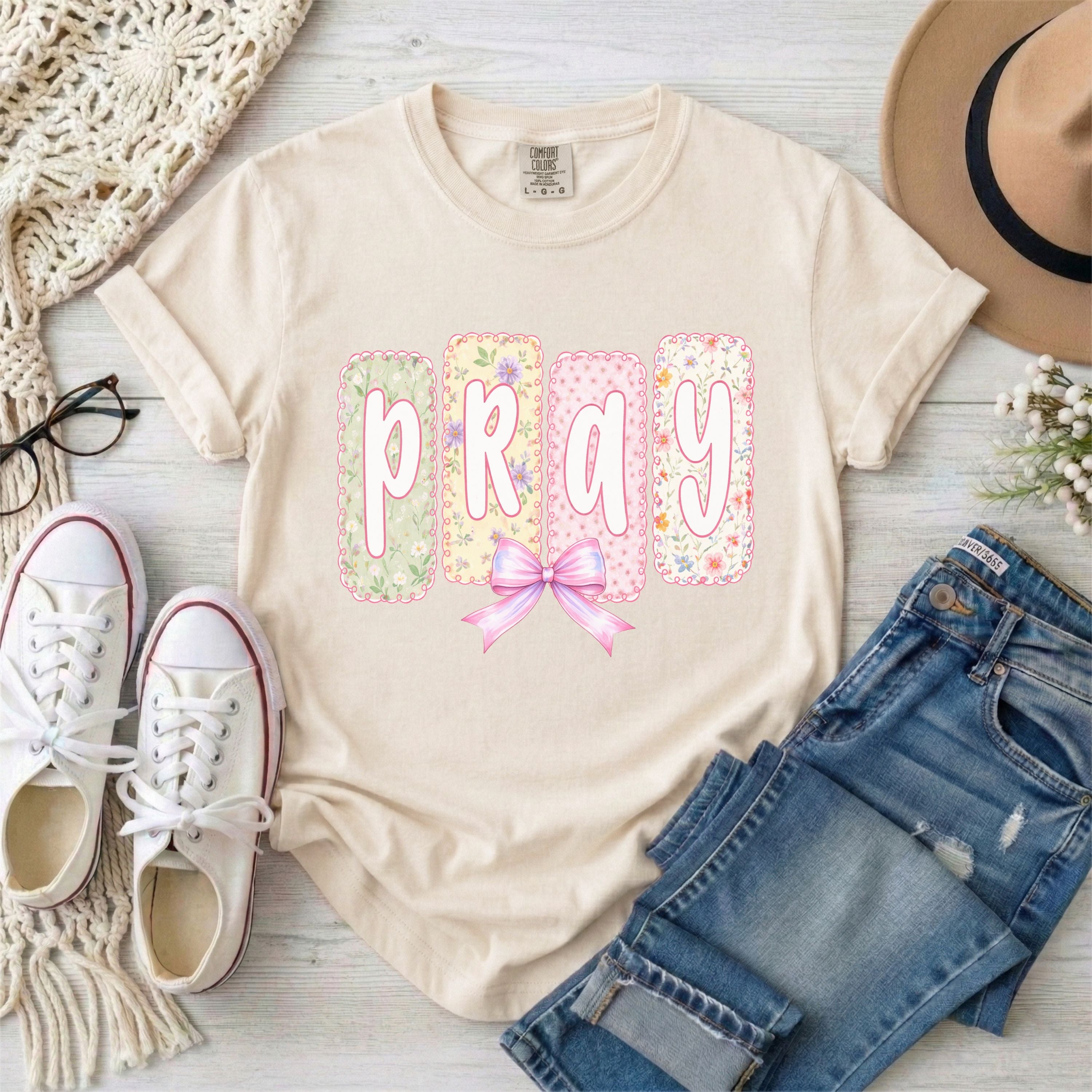 Coquette Pray Christian T-Shirt