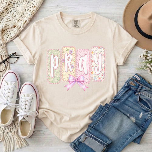Coquette Pray Christian T-Shirt