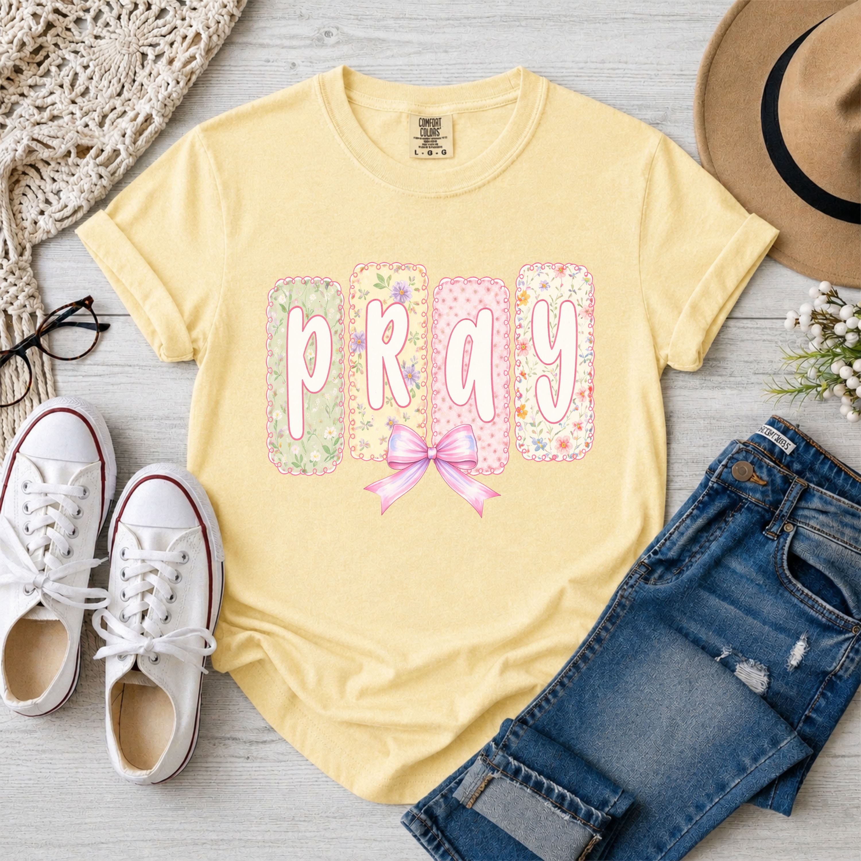 Coquette Pray Christian T-Shirt