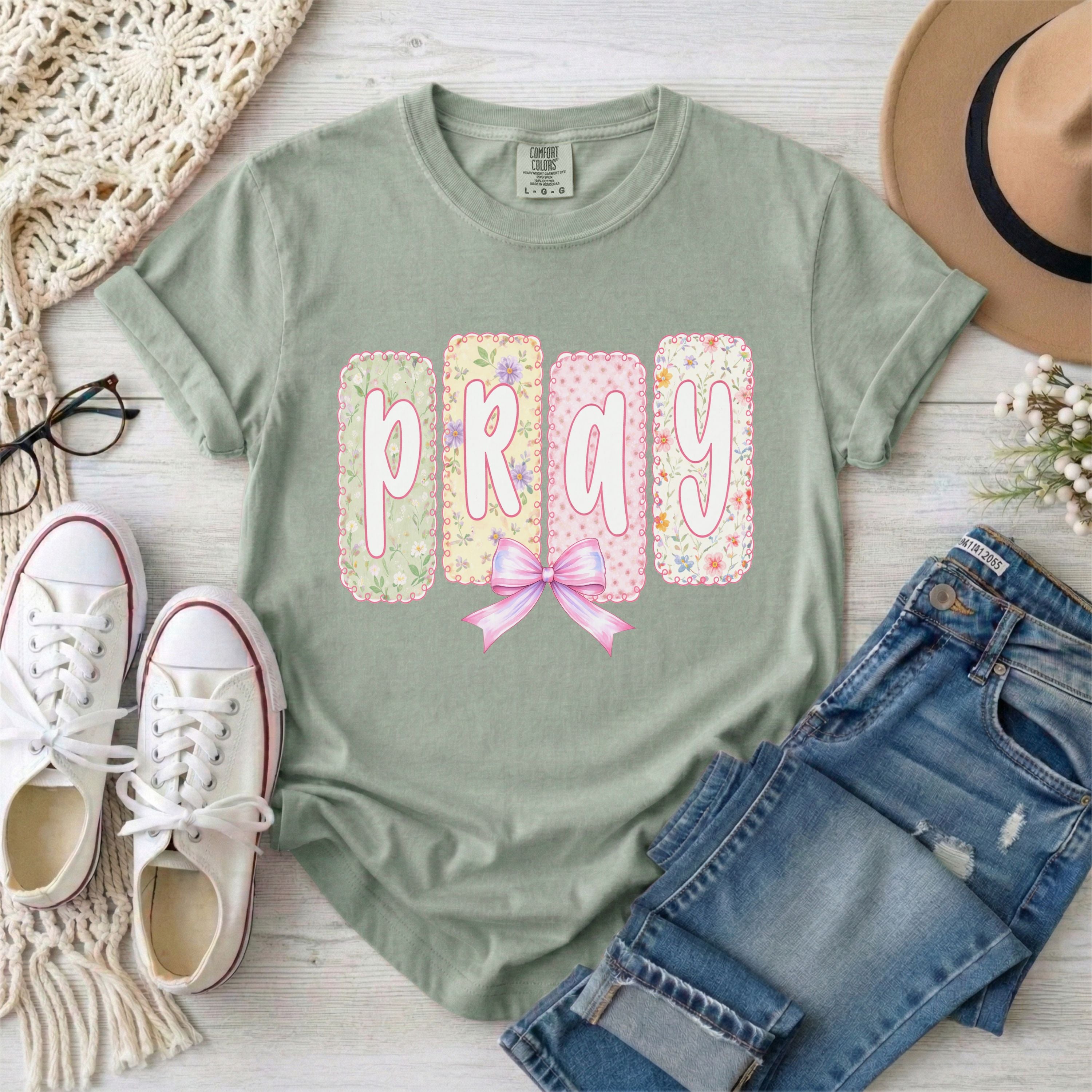 Coquette Pray Christian T-Shirt