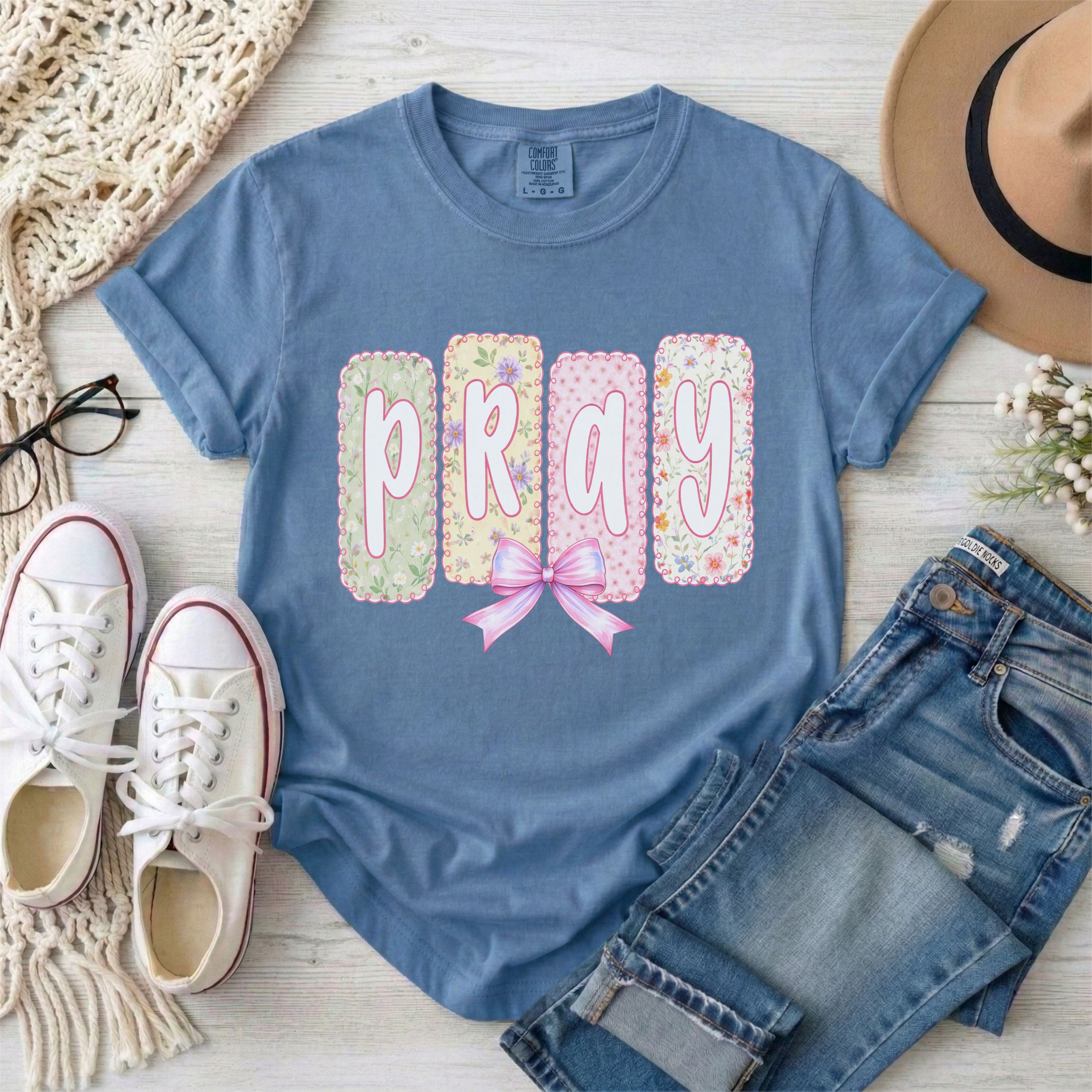 Coquette Pray Christian T-Shirt