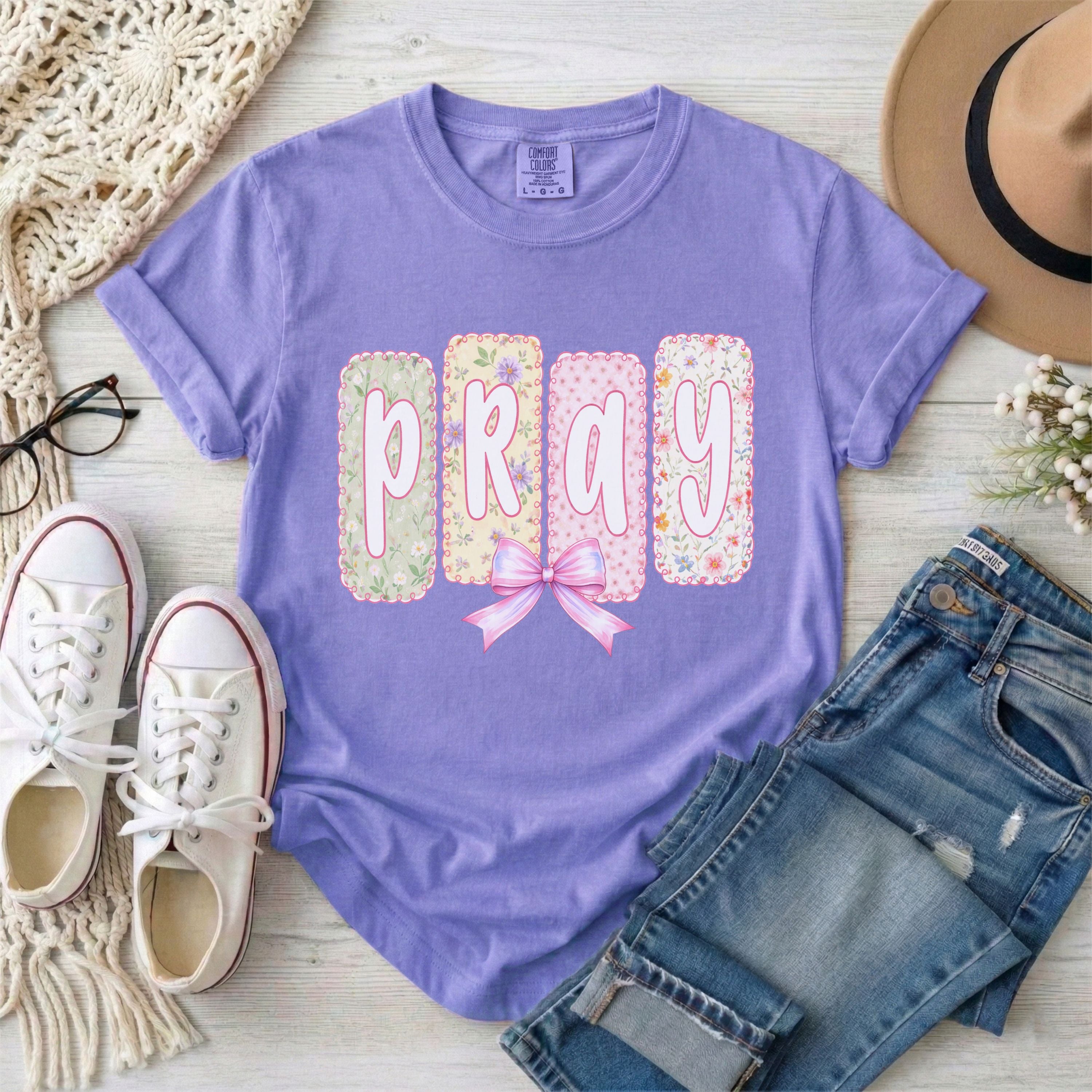Coquette Pray Christian T-Shirt