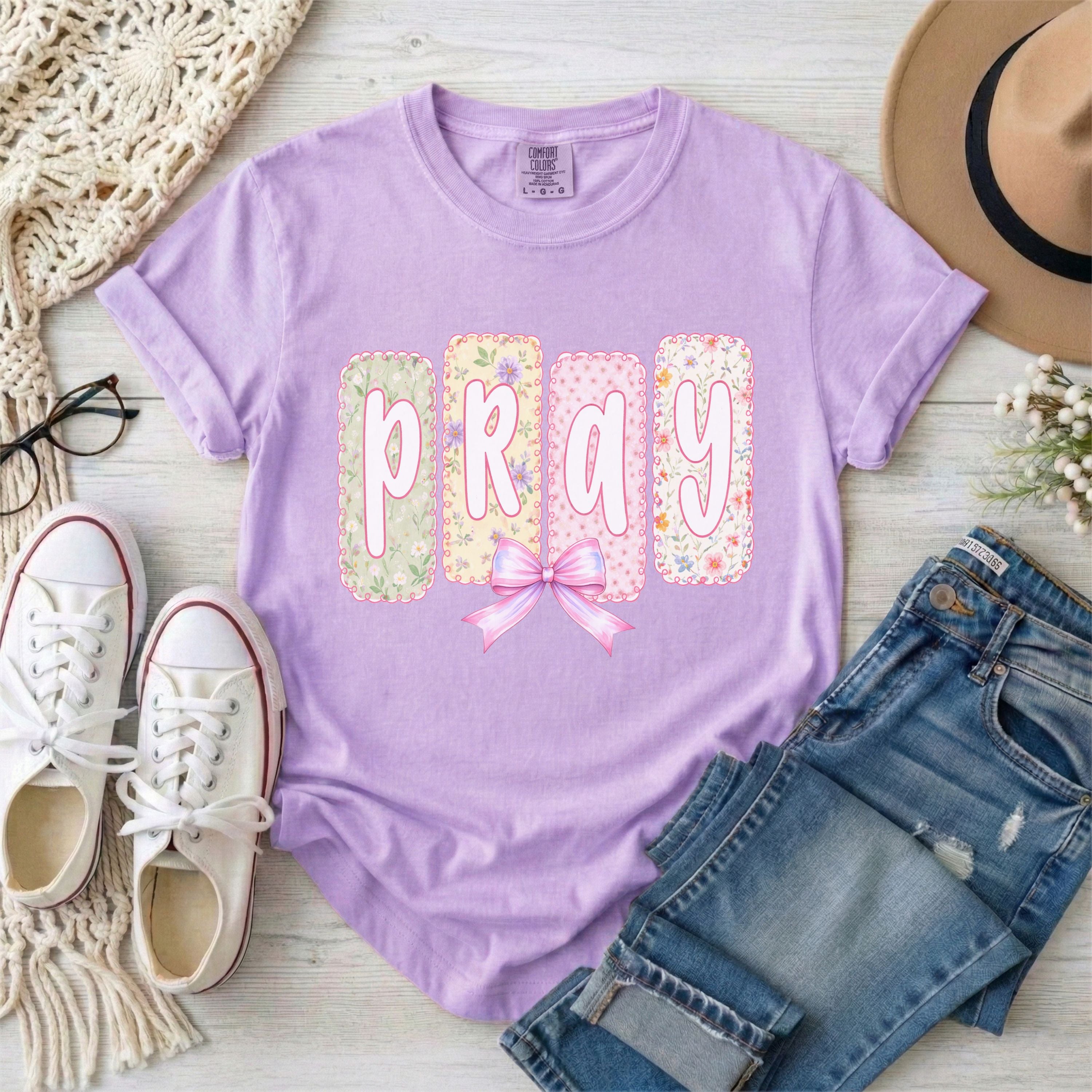 Coquette Pray Christian T-Shirt