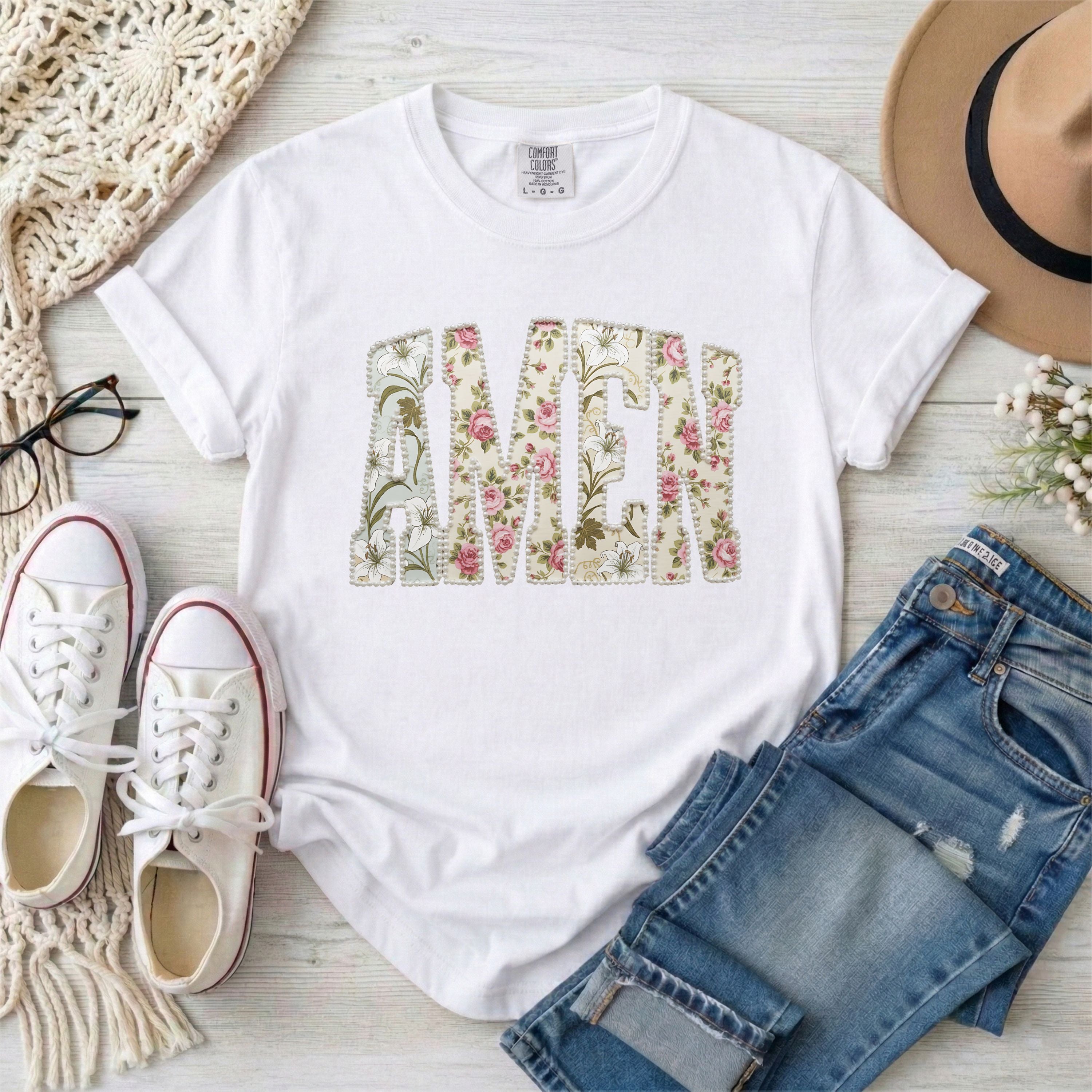 AMEN Vintage Floral T-Shirt