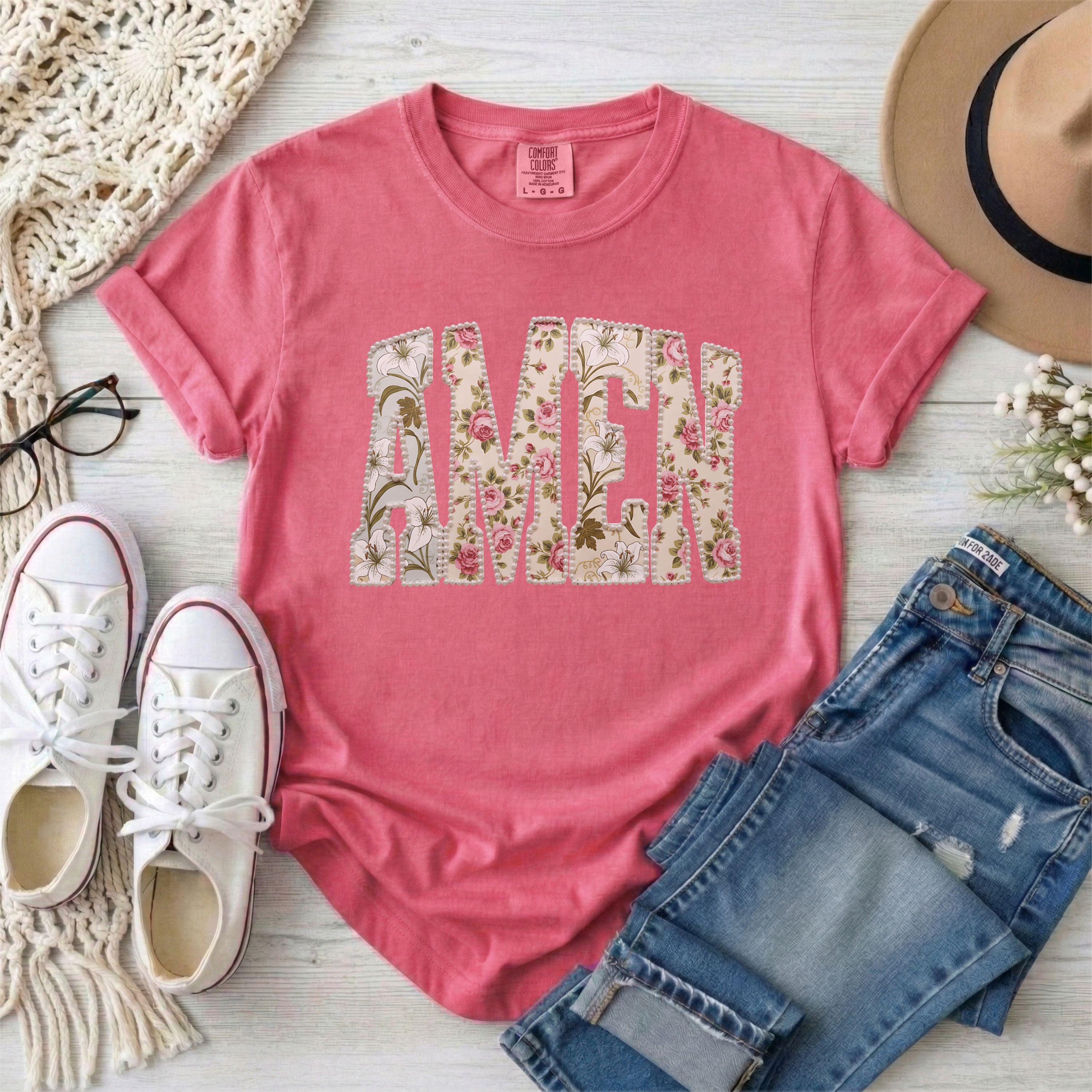 AMEN Vintage Floral T-Shirt