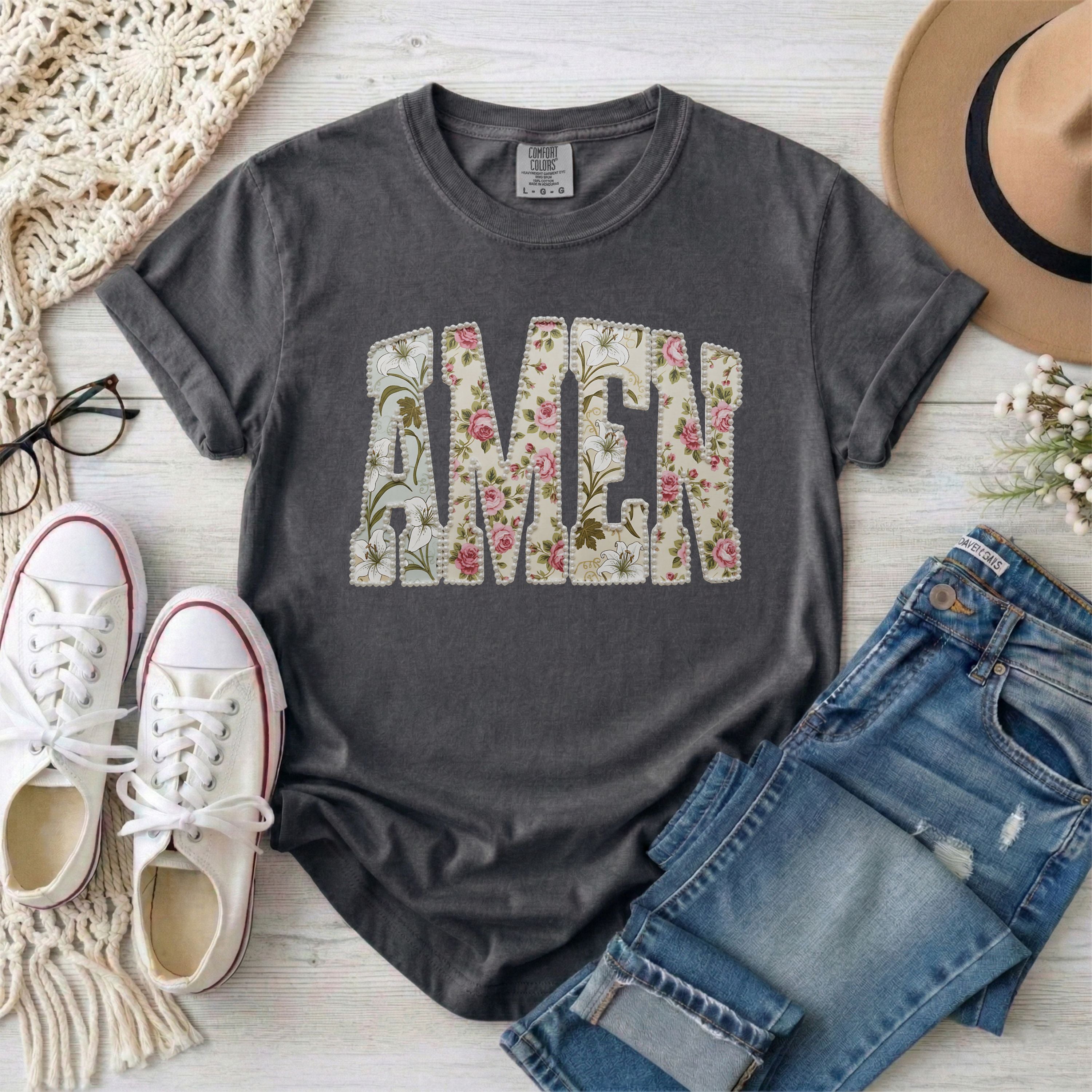 AMEN Vintage Floral T-Shirt