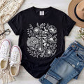 Wildflowers and Cross Christian T-Shirt