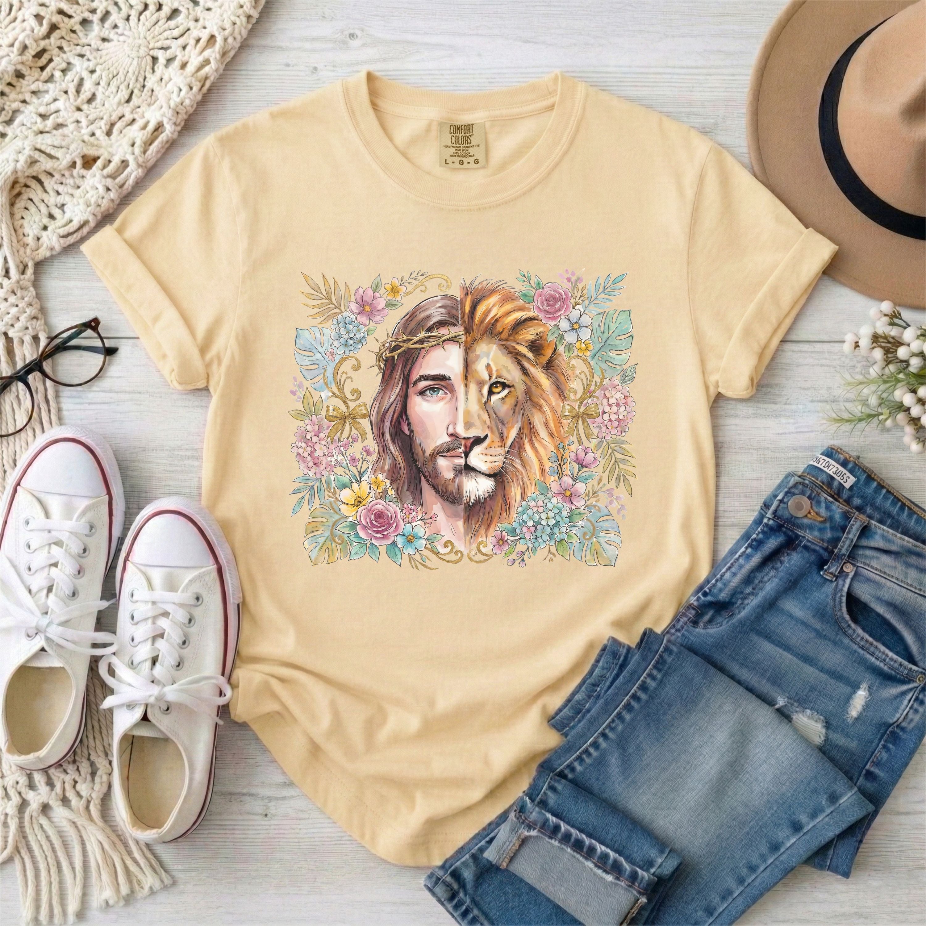 Lion of Judah Floral T-Shirt