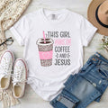 This Girl Runs on Coffee and Jesus T-Shirt