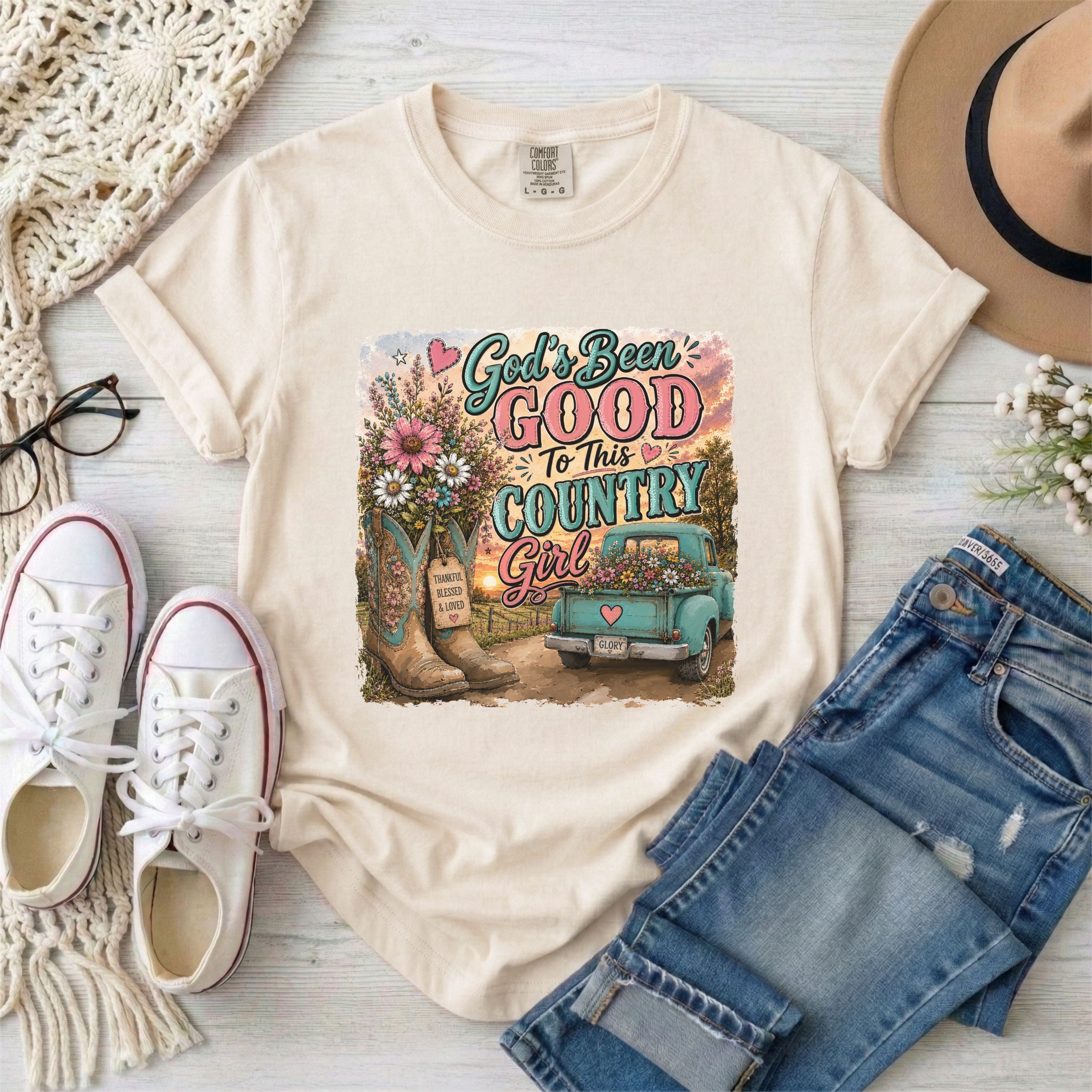 God’s Been Good To This Country Girl T-Shirt