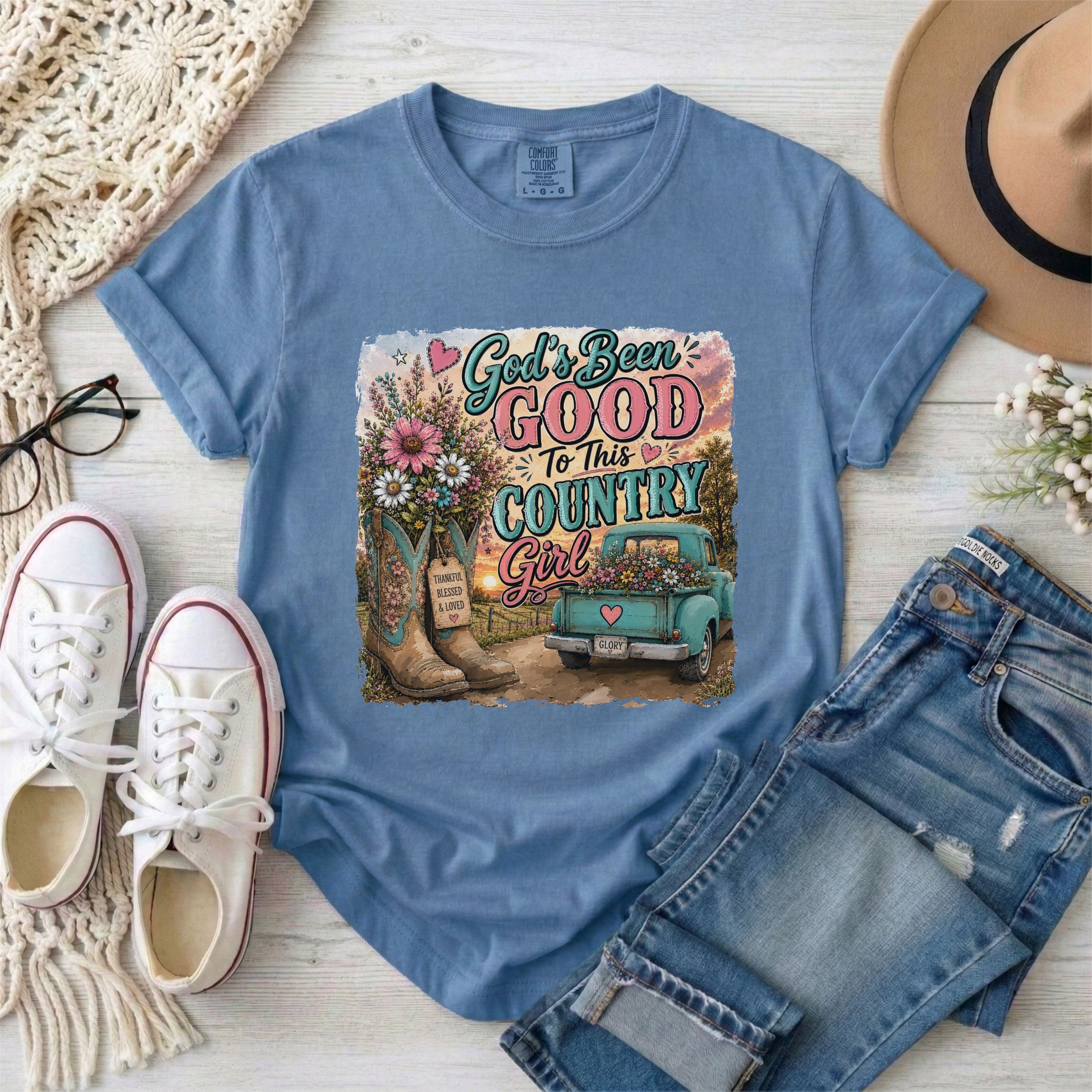 God’s Been Good To This Country Girl T-Shirt