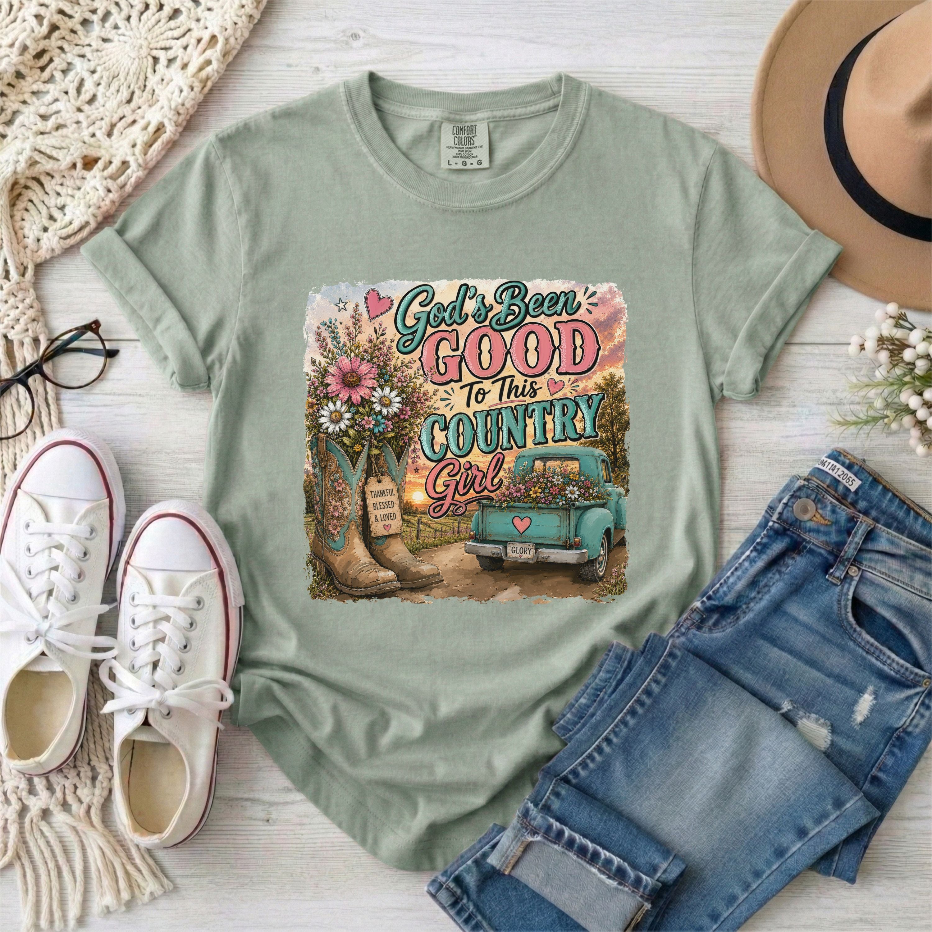 God’s Been Good To This Country Girl T-Shirt