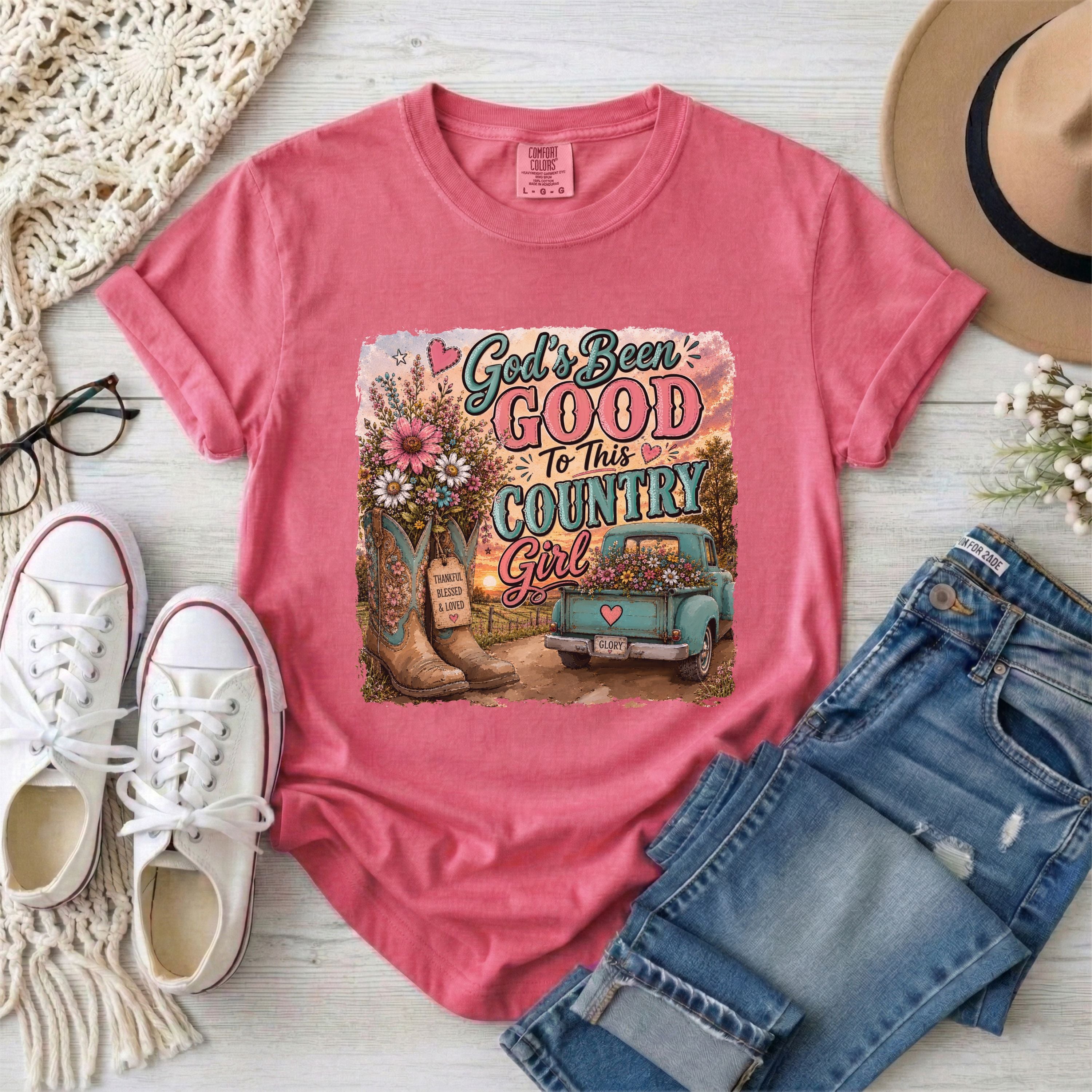 God’s Been Good To This Country Girl T-Shirt