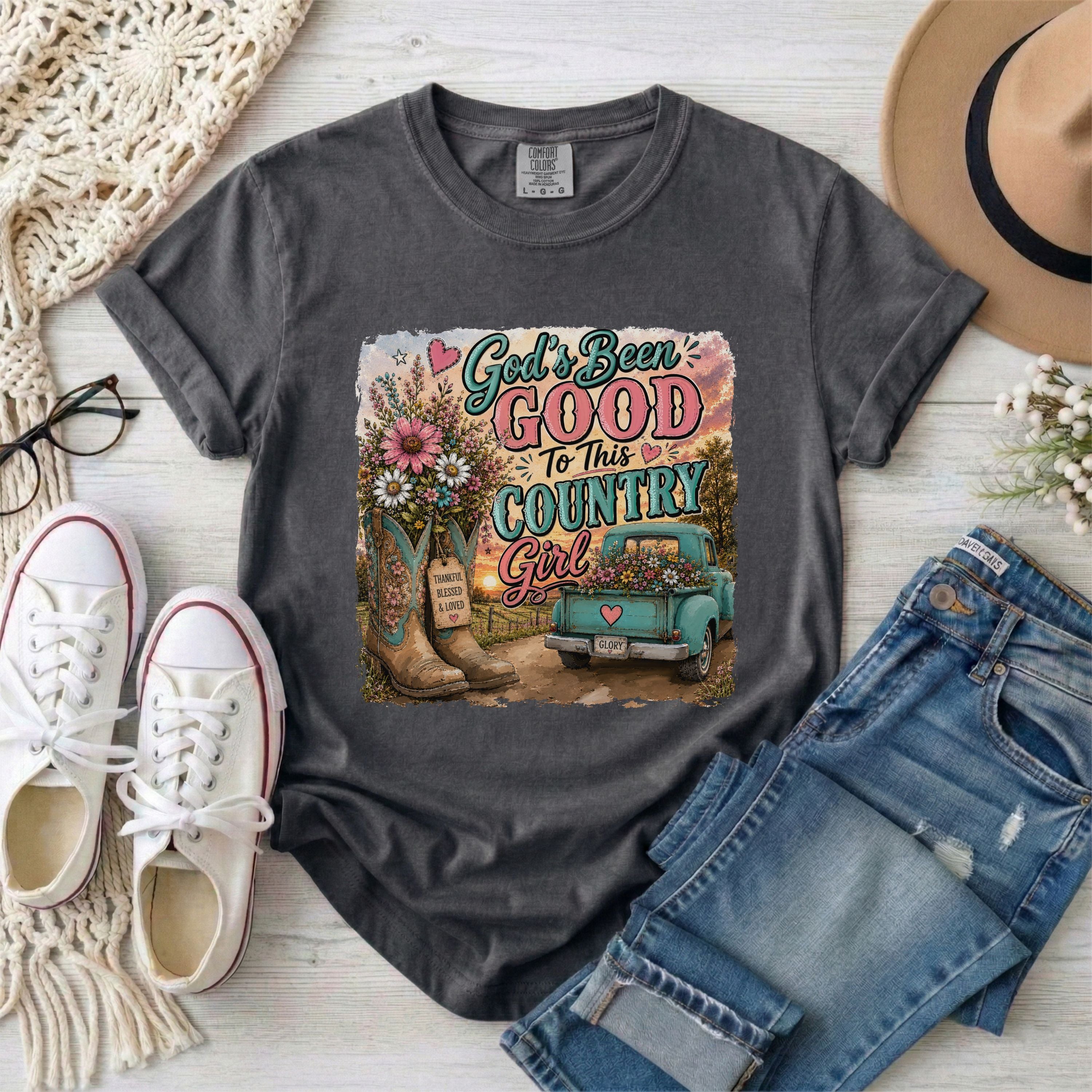 God’s Been Good To This Country Girl T-Shirt
