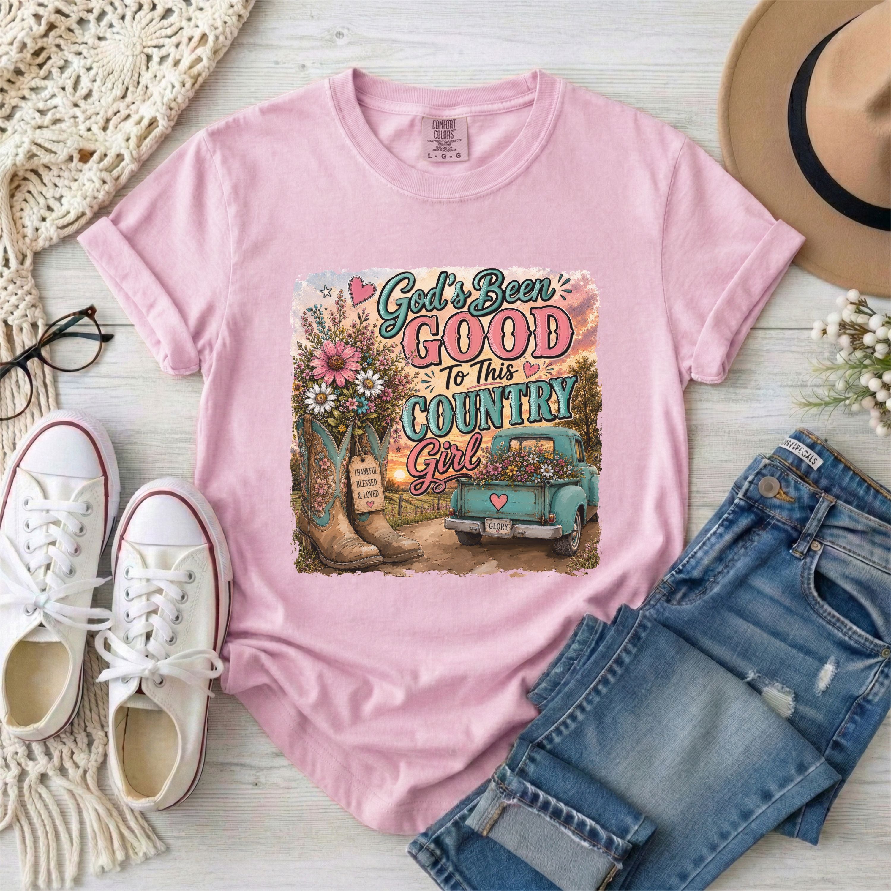 God’s Been Good To This Country Girl T-Shirt