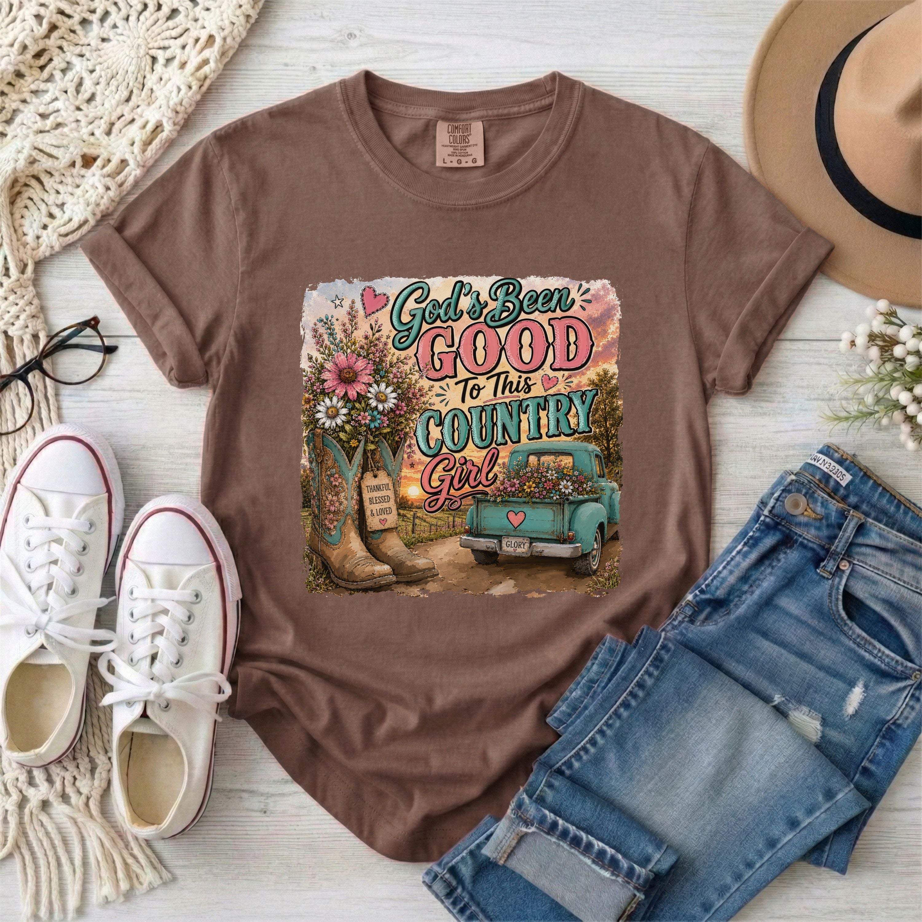 God’s Been Good To This Country Girl T-Shirt