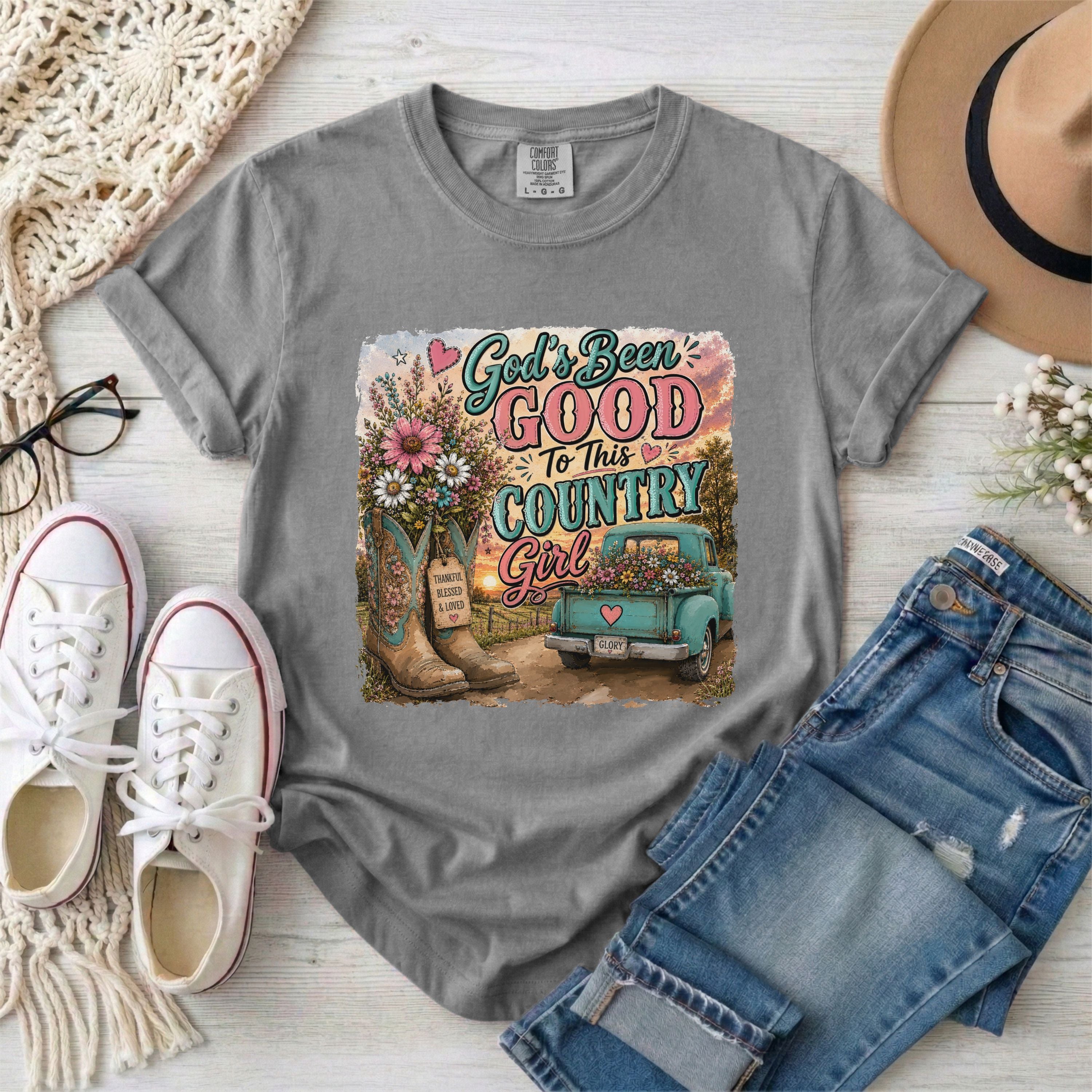 God’s Been Good To This Country Girl T-Shirt