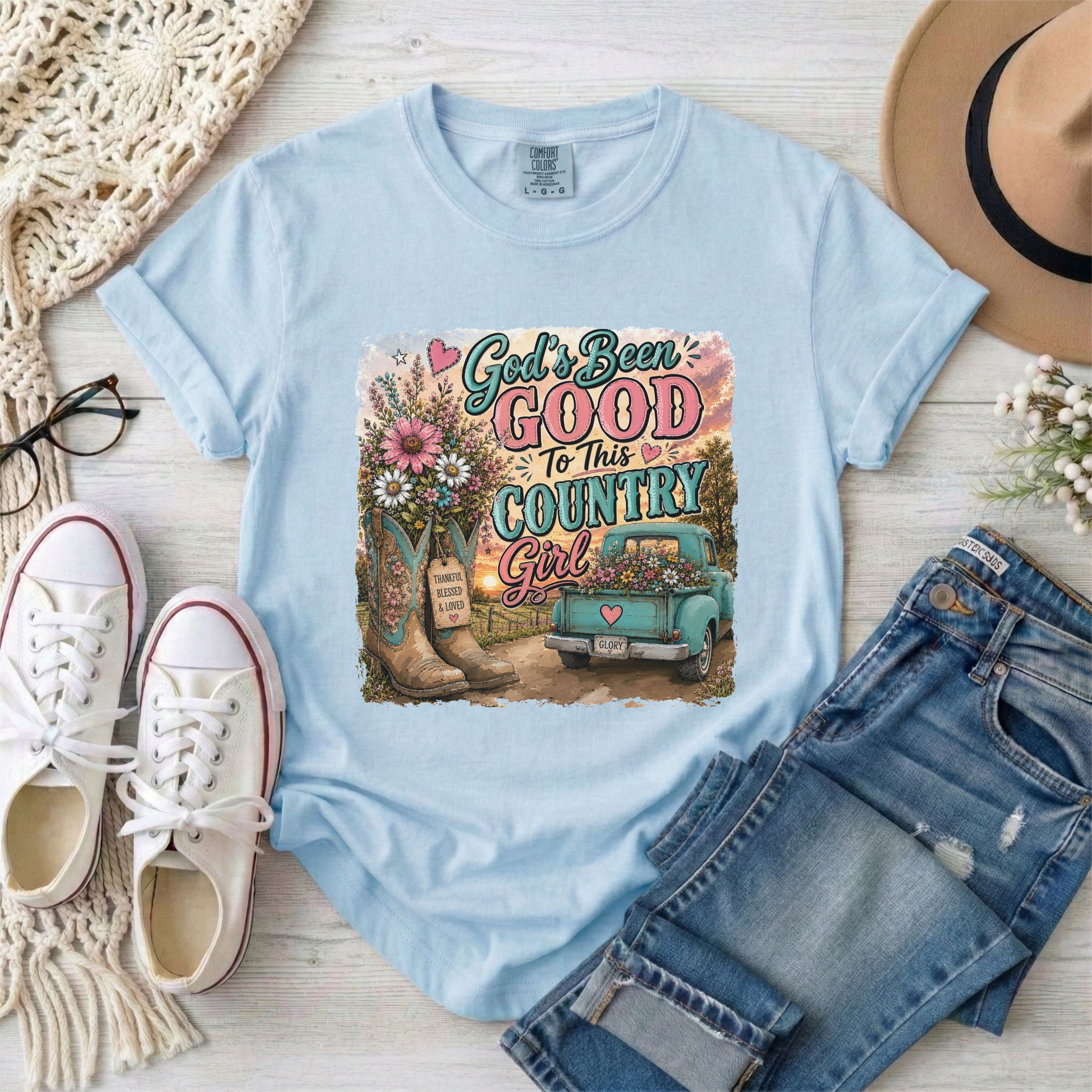 God’s Been Good To This Country Girl T-Shirt