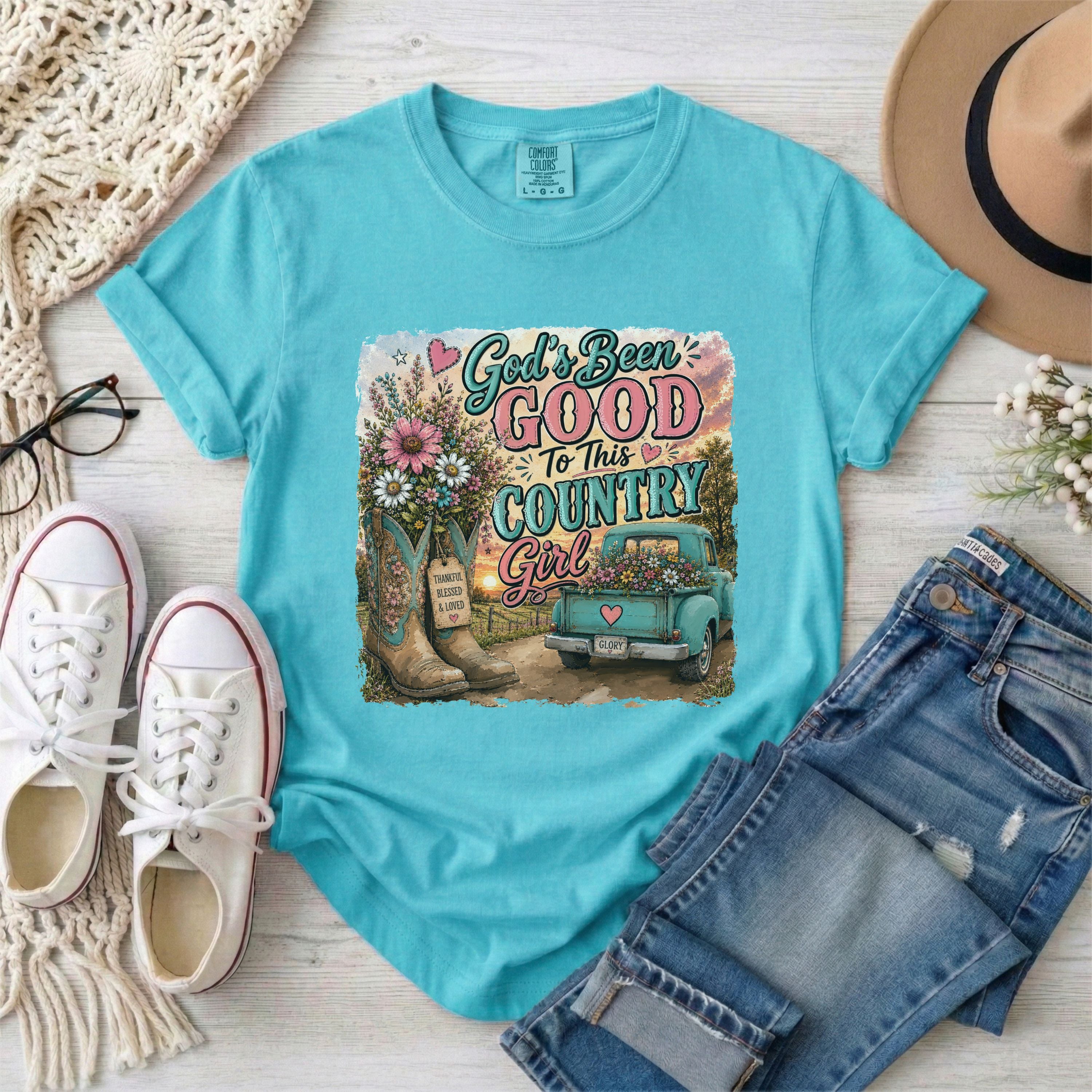 God’s Been Good To This Country Girl T-Shirt
