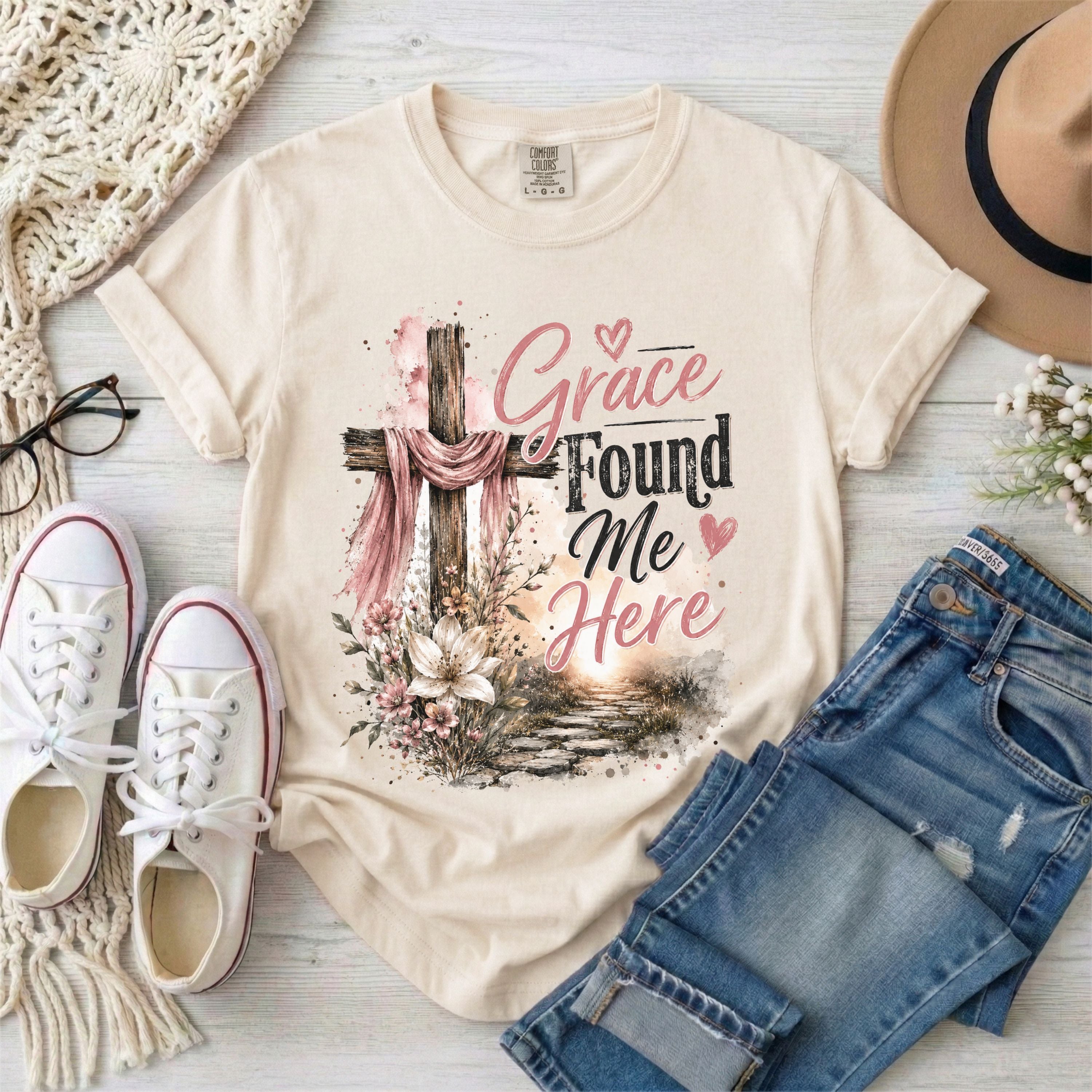 Grace Found Me Here T-Shirt