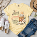 Saved by Jesus & Sweet Tea Christian T-Shirt