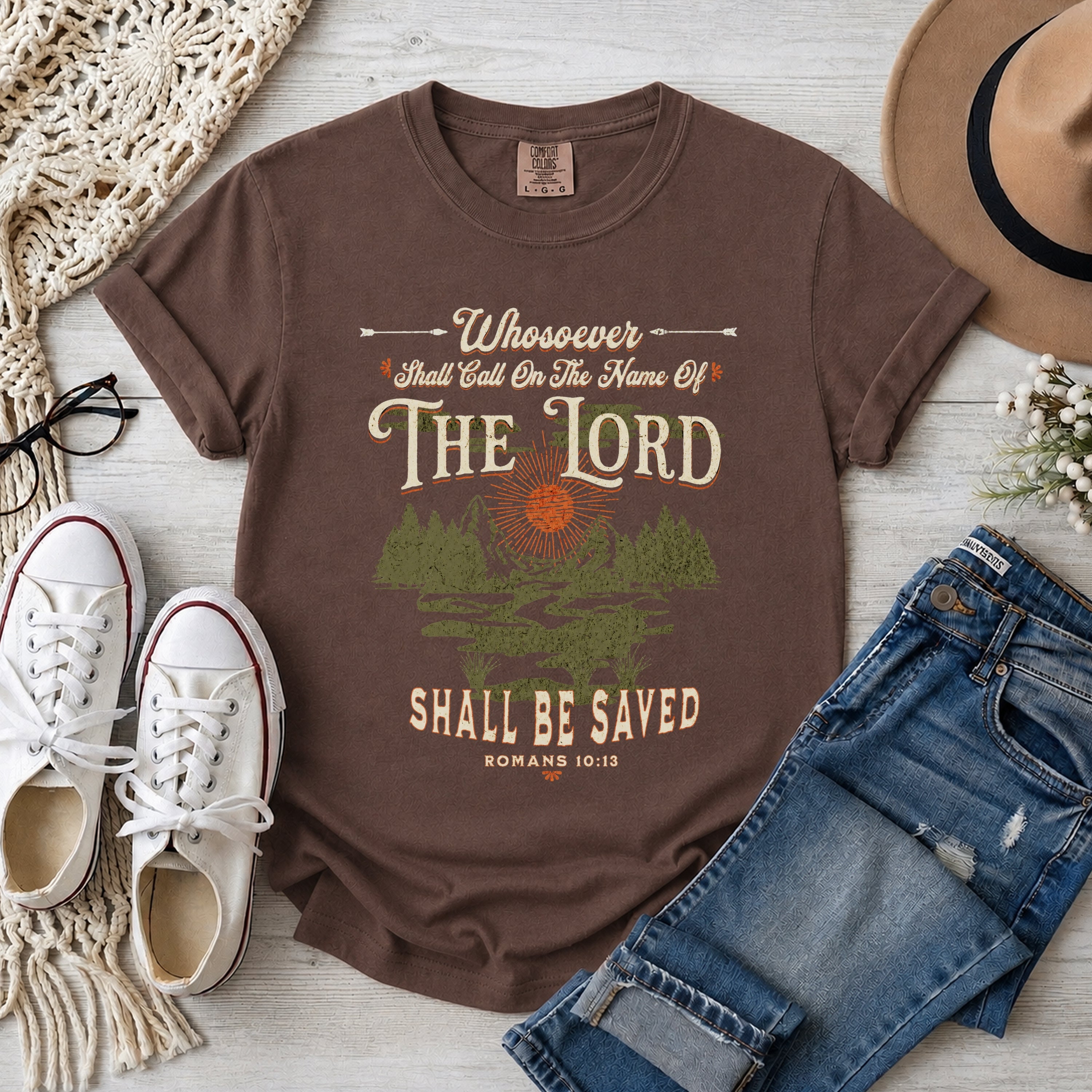Whosoever Shall Call on the Name of the Lord, Romans 10:13 T-Shirt