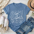 God Is Good Christian Doodles Graphic T-Shirt