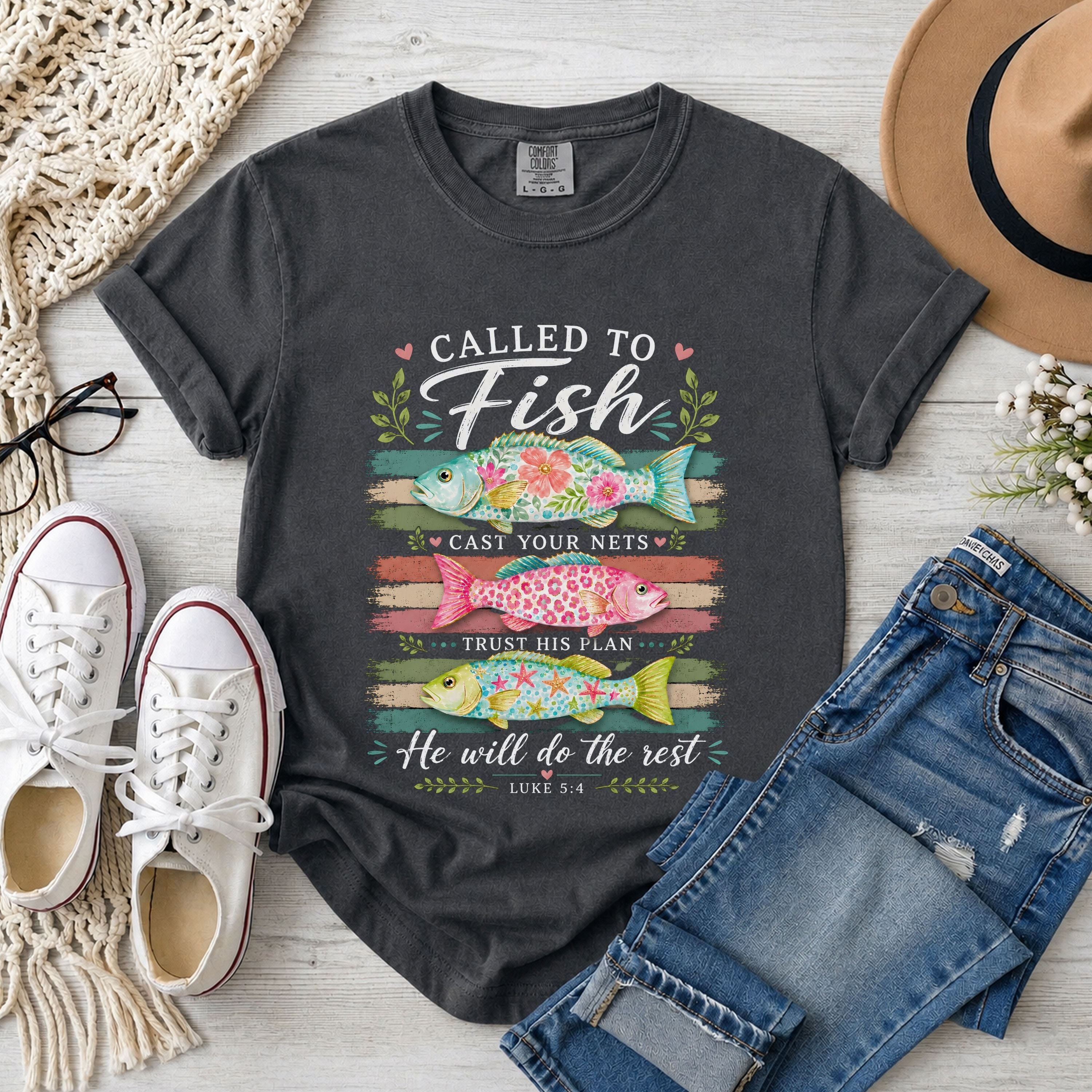 Called to Fish Christian T-Shirt