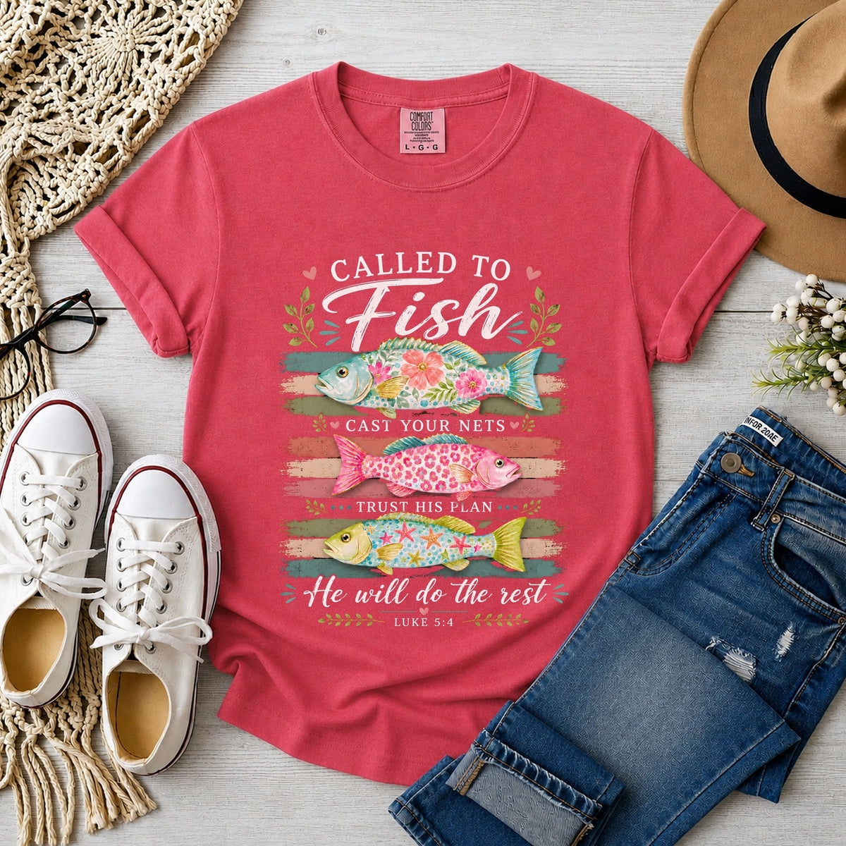 Called to Fish Christian T-Shirt